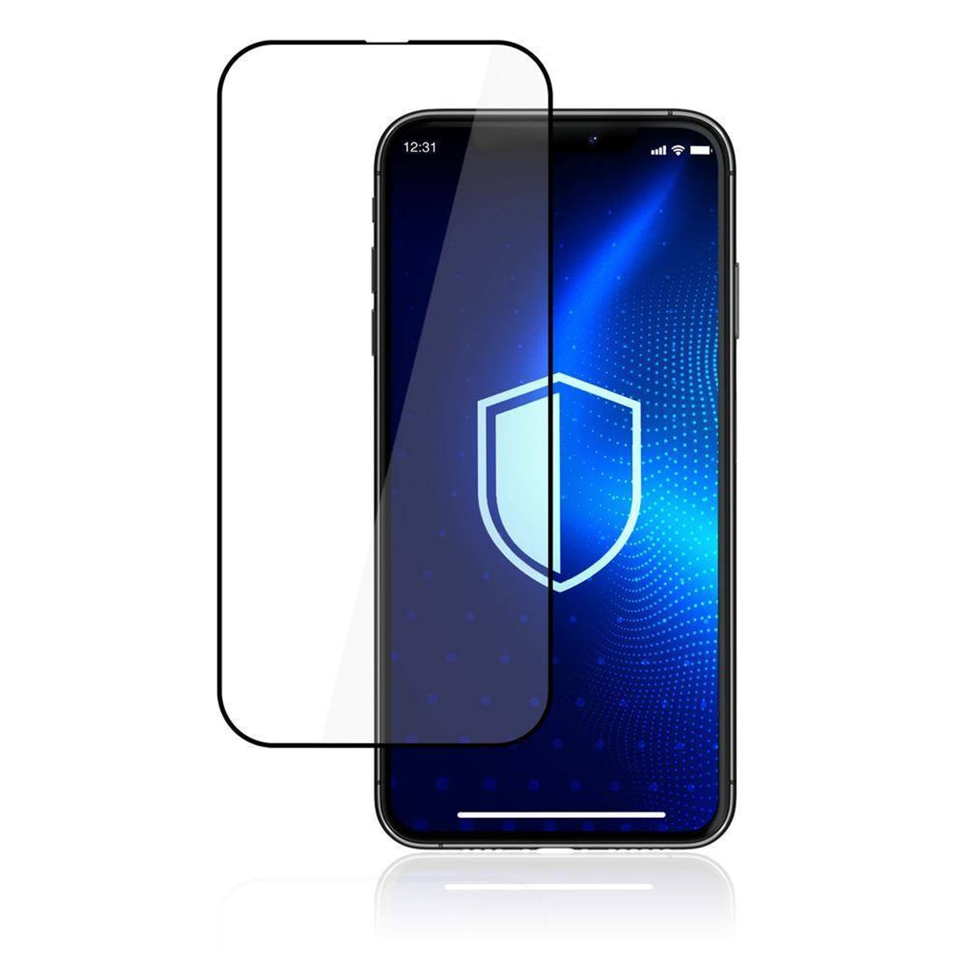 

Szkło Hartowane 5D IPHONE 12 / 12 PRO 3MK VibyGlass czarne