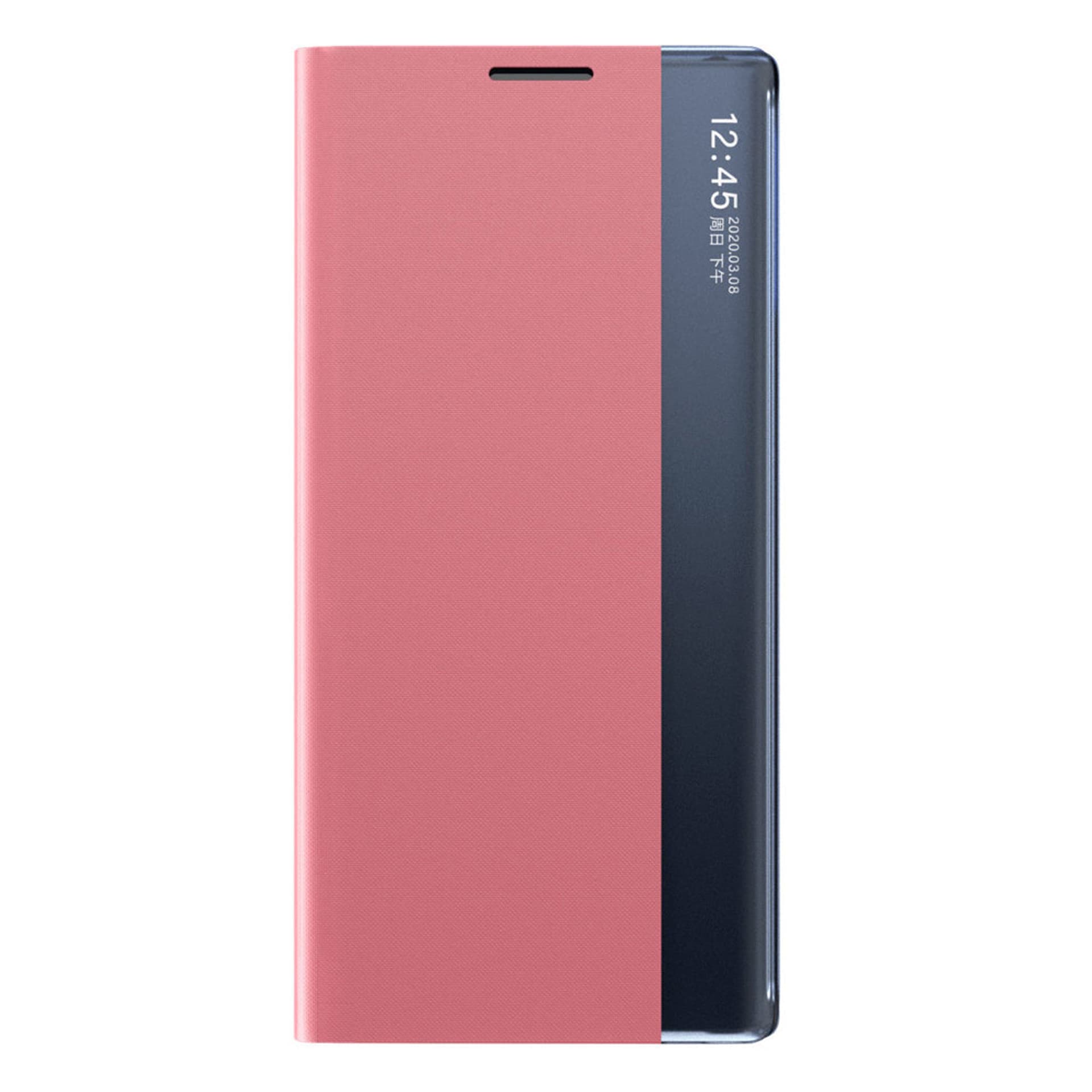 

New Sleep Case pokrowiec etui z klapką z funkcją podstawki Samsung Galaxy A03s (166,5) różowy, 166.5) różow
