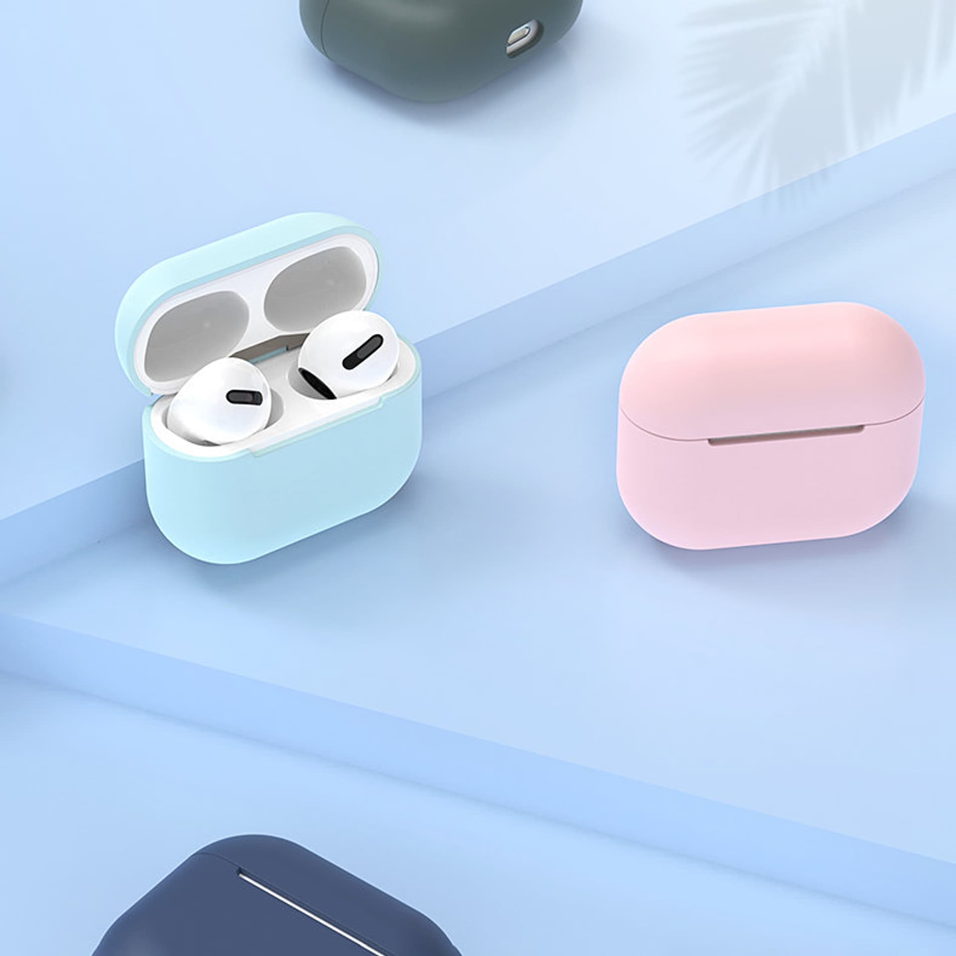 

Etui do AirPods 3 silikonowy miękki pokrowiec na słuchawki ciemnoniebieski (case C)