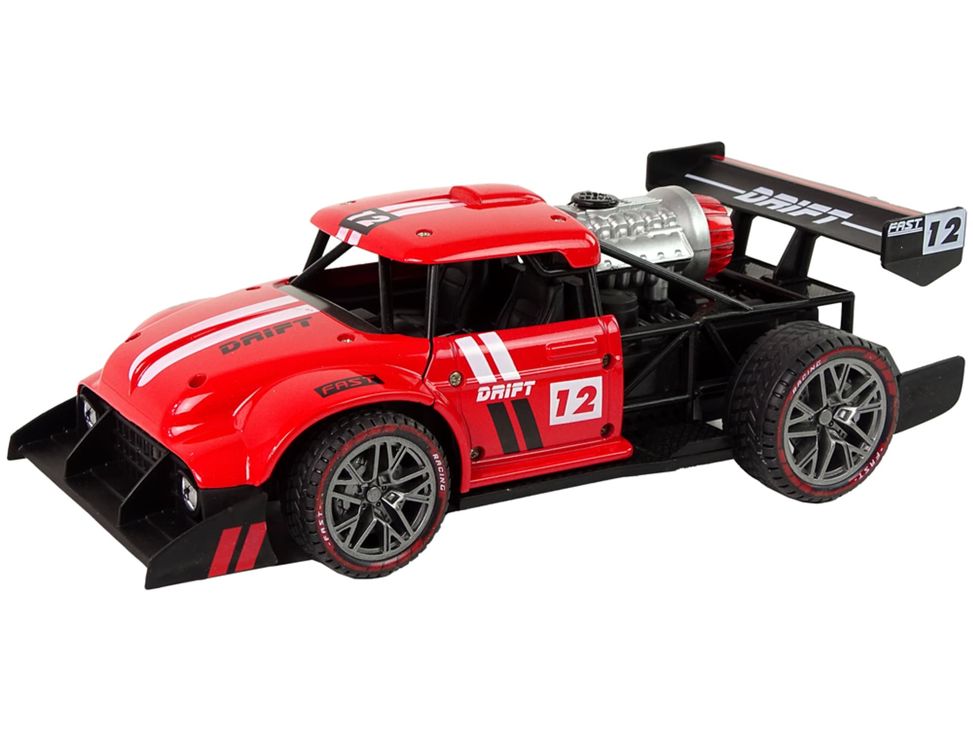 

Auto Zdalnie Sterowane Sportowe R/C 1:16 Czerwone Para Wodna