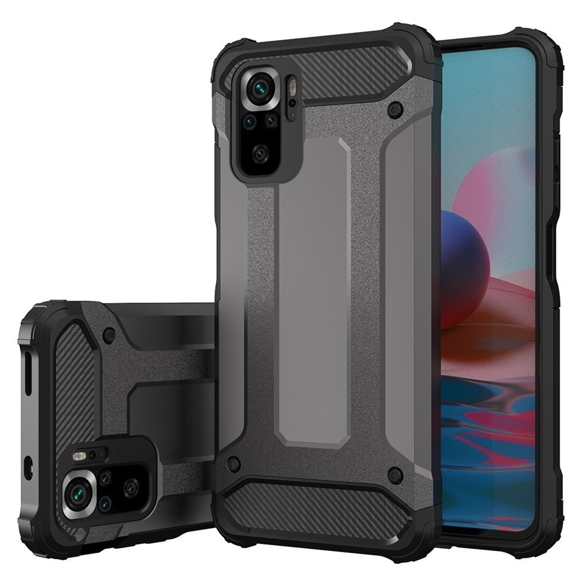 

Hybrid Armor pancerne hybrydowe etui pokrowiec Xiaomi Redmi Note 11T 5G / Redmi Note 11S 5G / Poco M4 Pro 5G niebieski