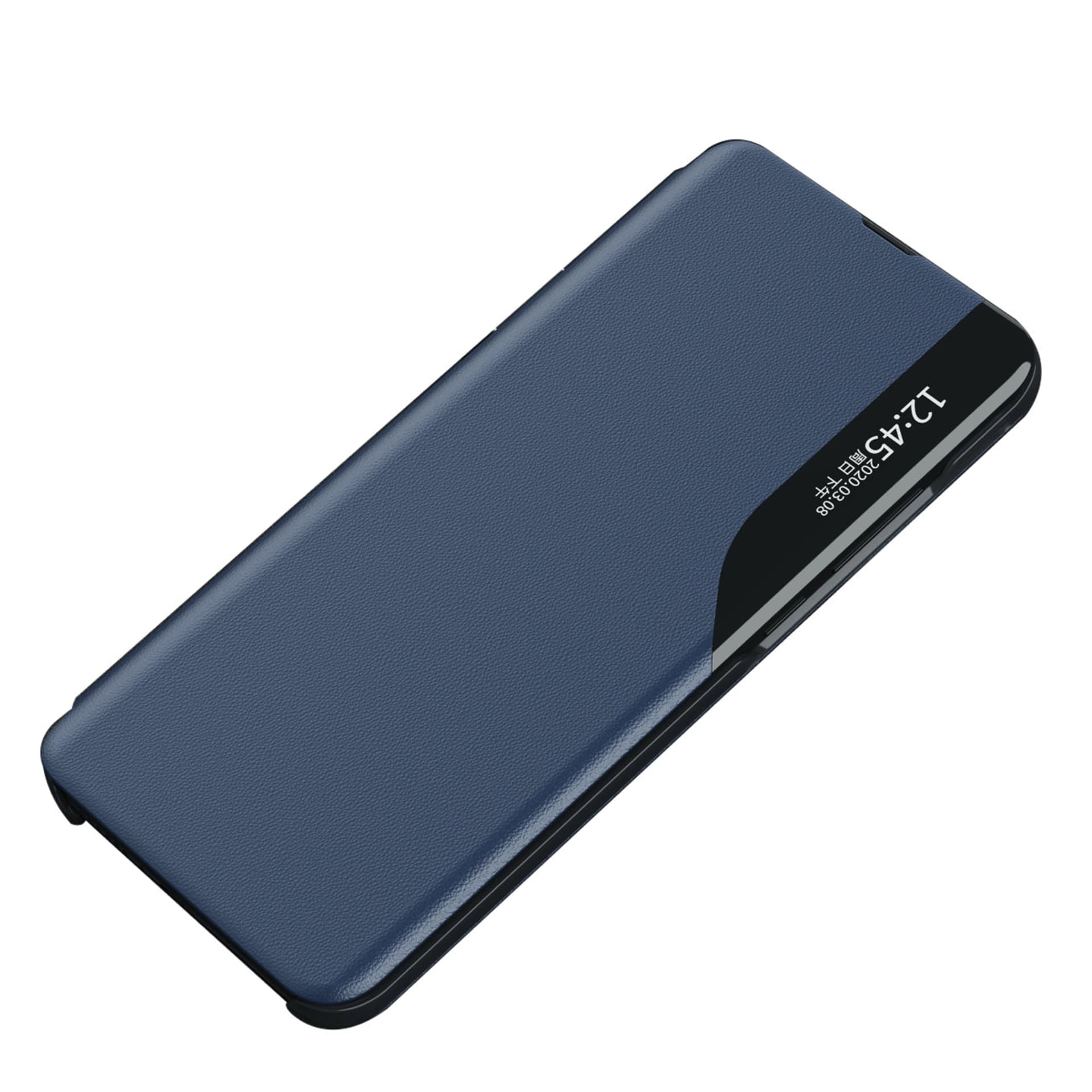 

Eco Leather View Case etui Samsung Galaxy A54 5G z klapką podstawka niebieskie