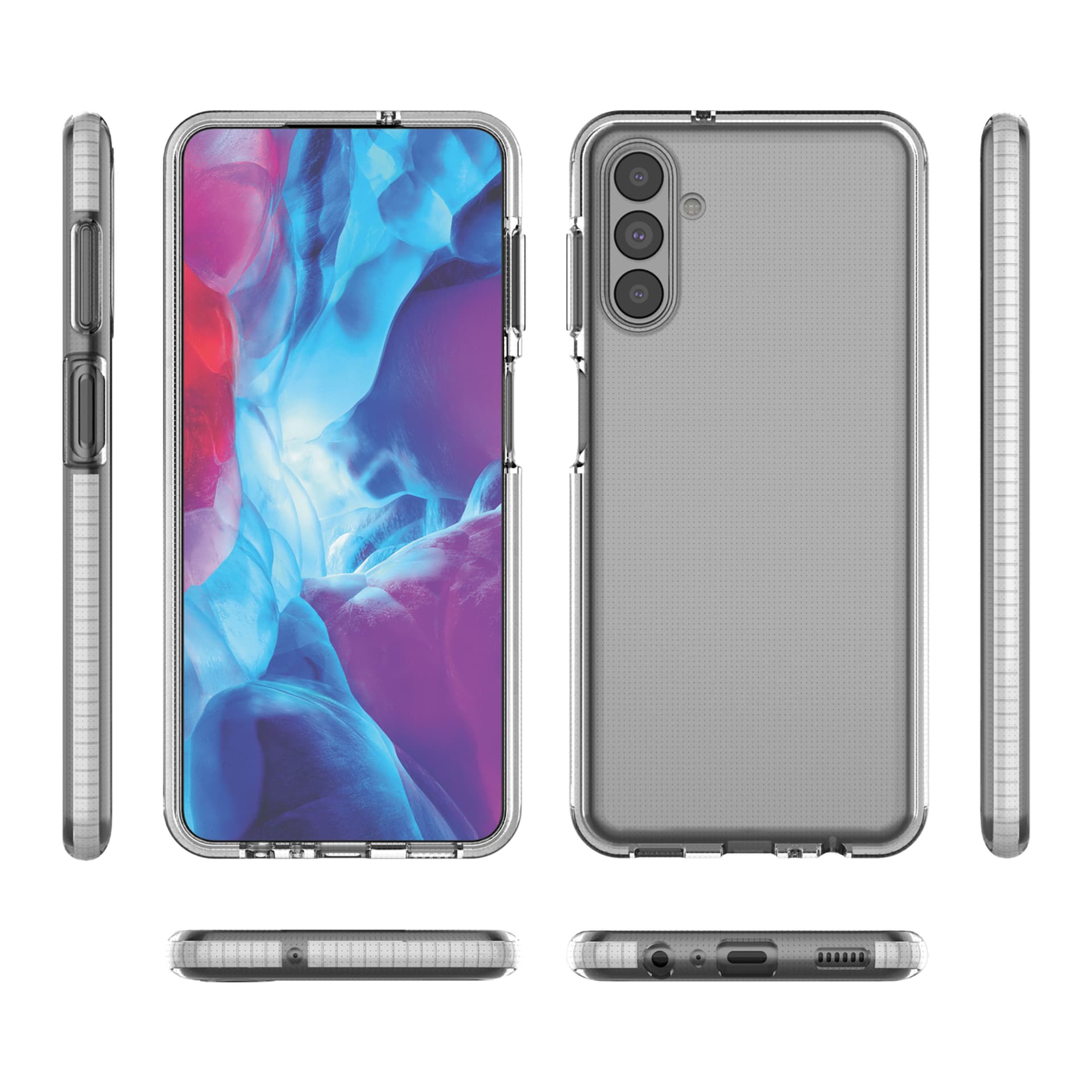 

Spring Case pokrowiec żelowe etui z kolorową ramką do Samsung Galaxy A13 5G ciemnoniebieski