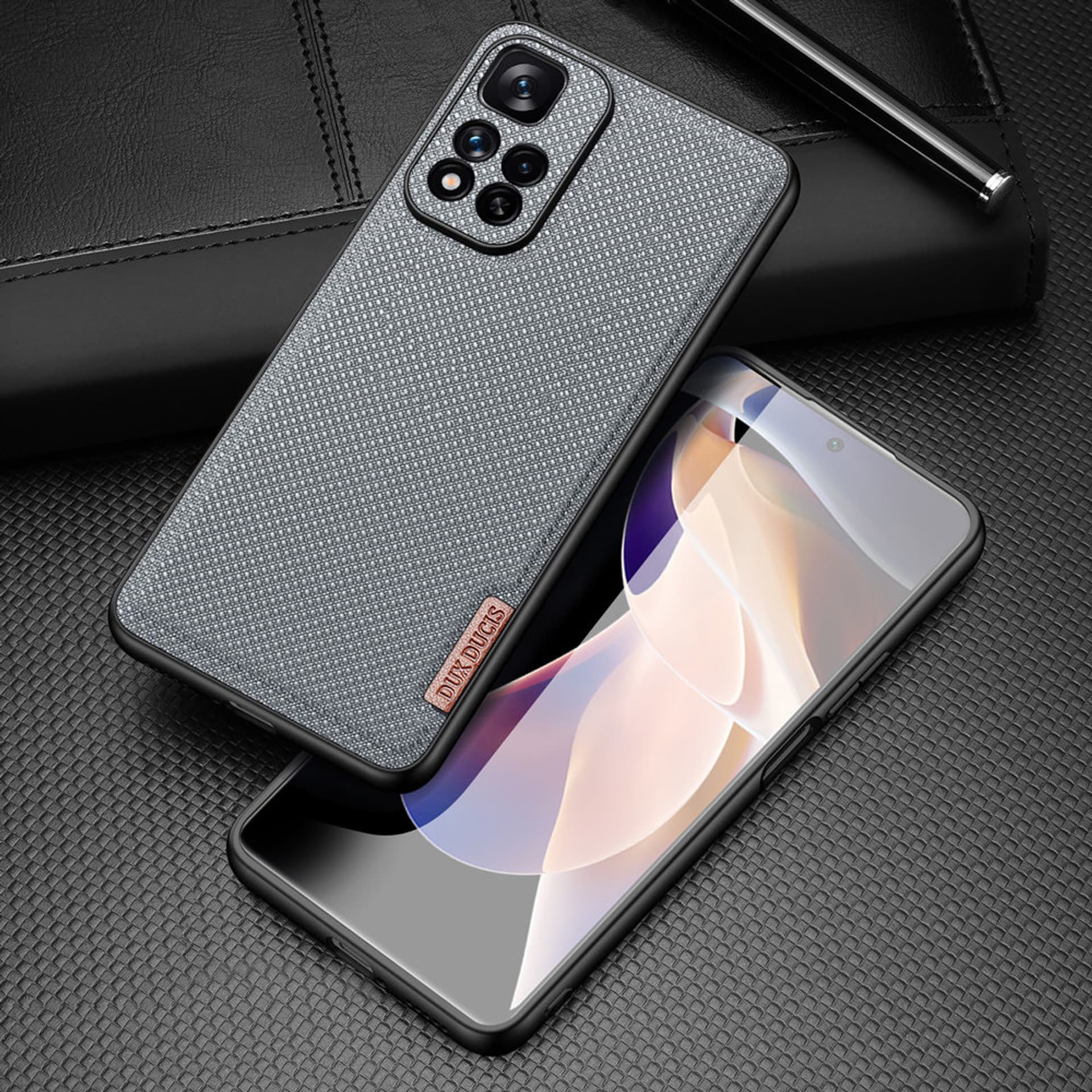 

Dux Ducis Fino etui pokrowiec pokryty nylonowym materiałem Xiaomi Redmi Note 11 Pro+ 5G (China) / 11 Pro 5G (China) / Mi11i HyperCharge / Poco X4 NFC 5G niebieski, China) / mi11i hypercharge / poco x4 nfc 5g niebiesk
