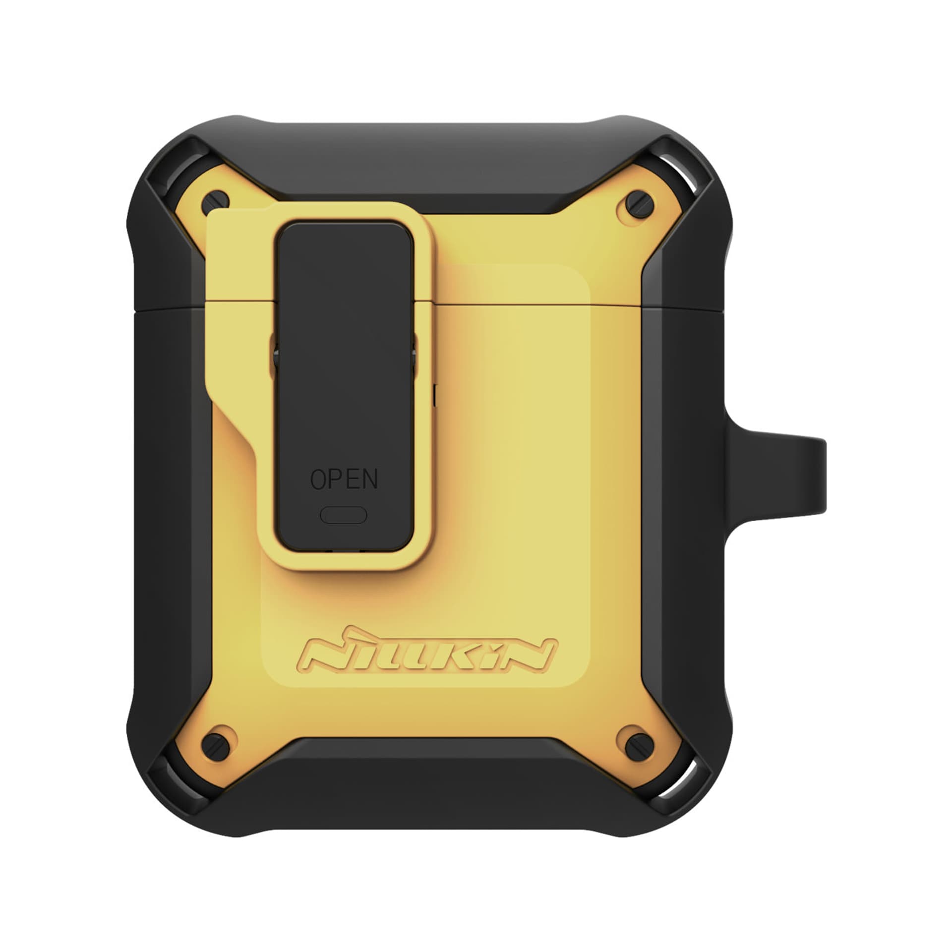 

Nillkin Bounce Case etui do AirPods 2 / AirPods 1 pancerny pokrowiec na słuchawki żółty