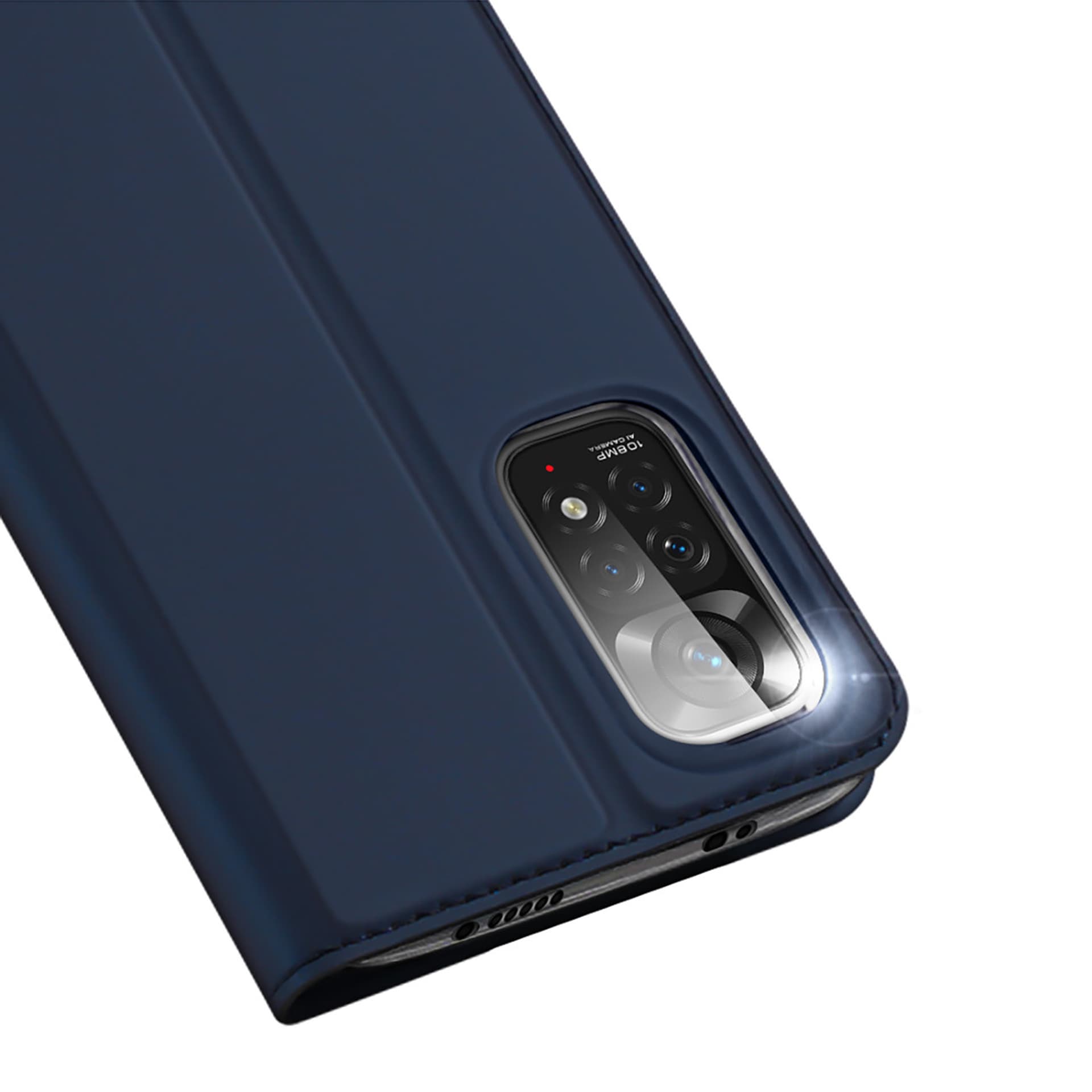 

Dux Ducis Skin Pro kabura etui pokrowiec z klapką Xiaomi Redmi Note 11S / Note 11 niebieski