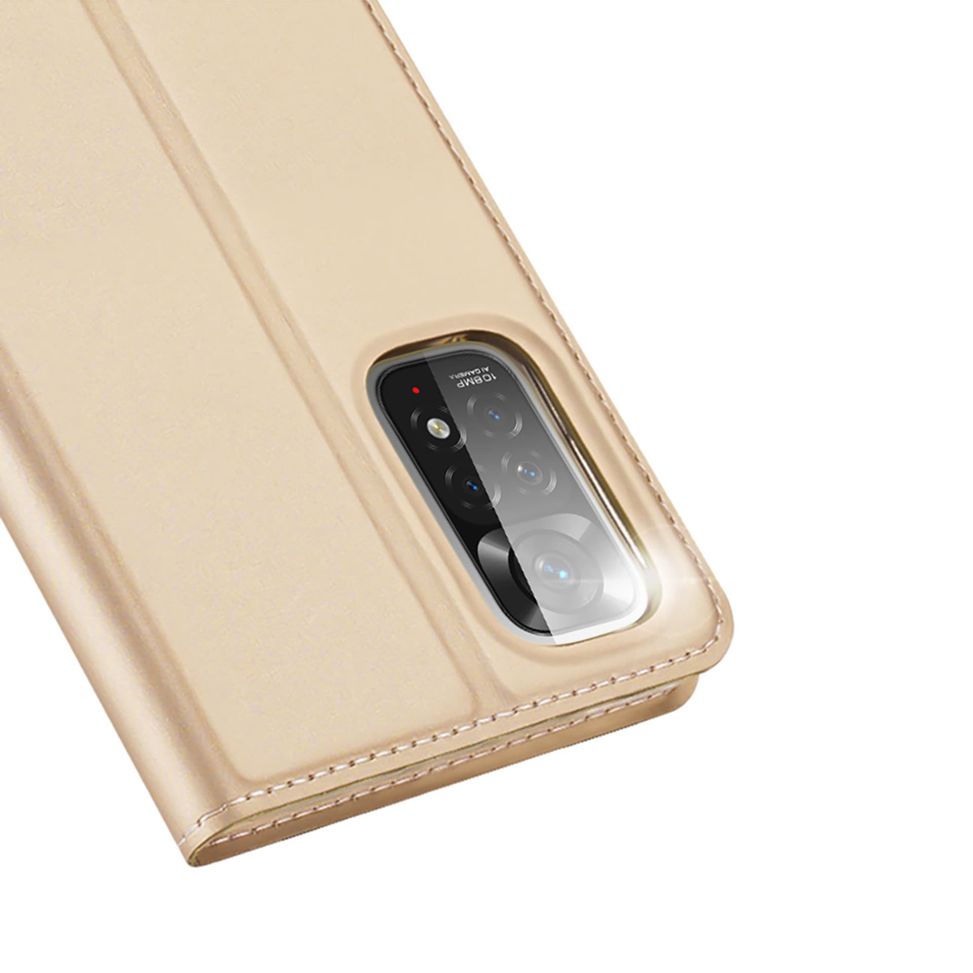 

Dux Ducis Skin Pro kabura etui pokrowiec z klapką Xiaomi Redmi Note 11S / Note 11 złoty