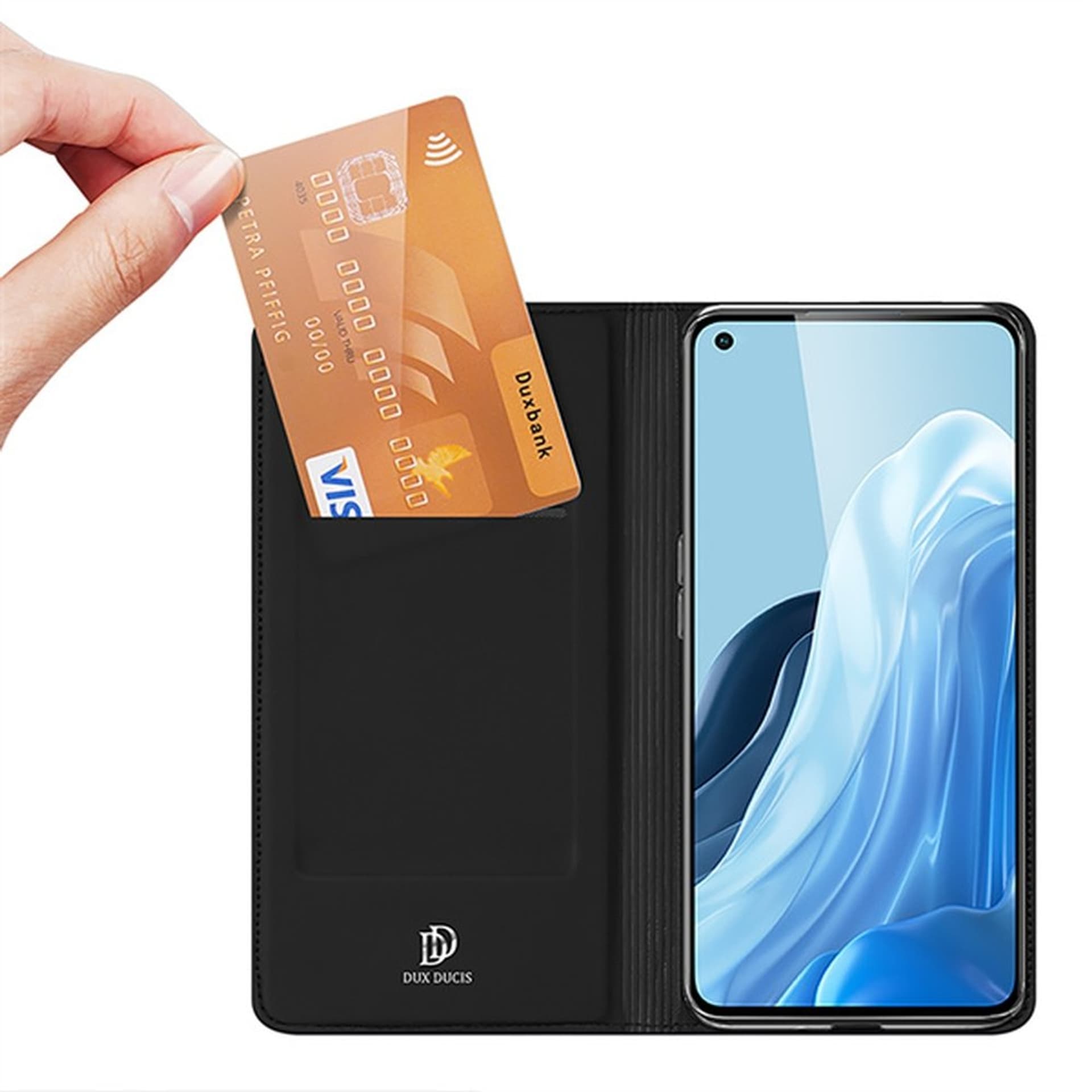 

Dux Ducis Skin Pro etui z klapką Oppo Reno 7 5G/Find X5 Lite czarny