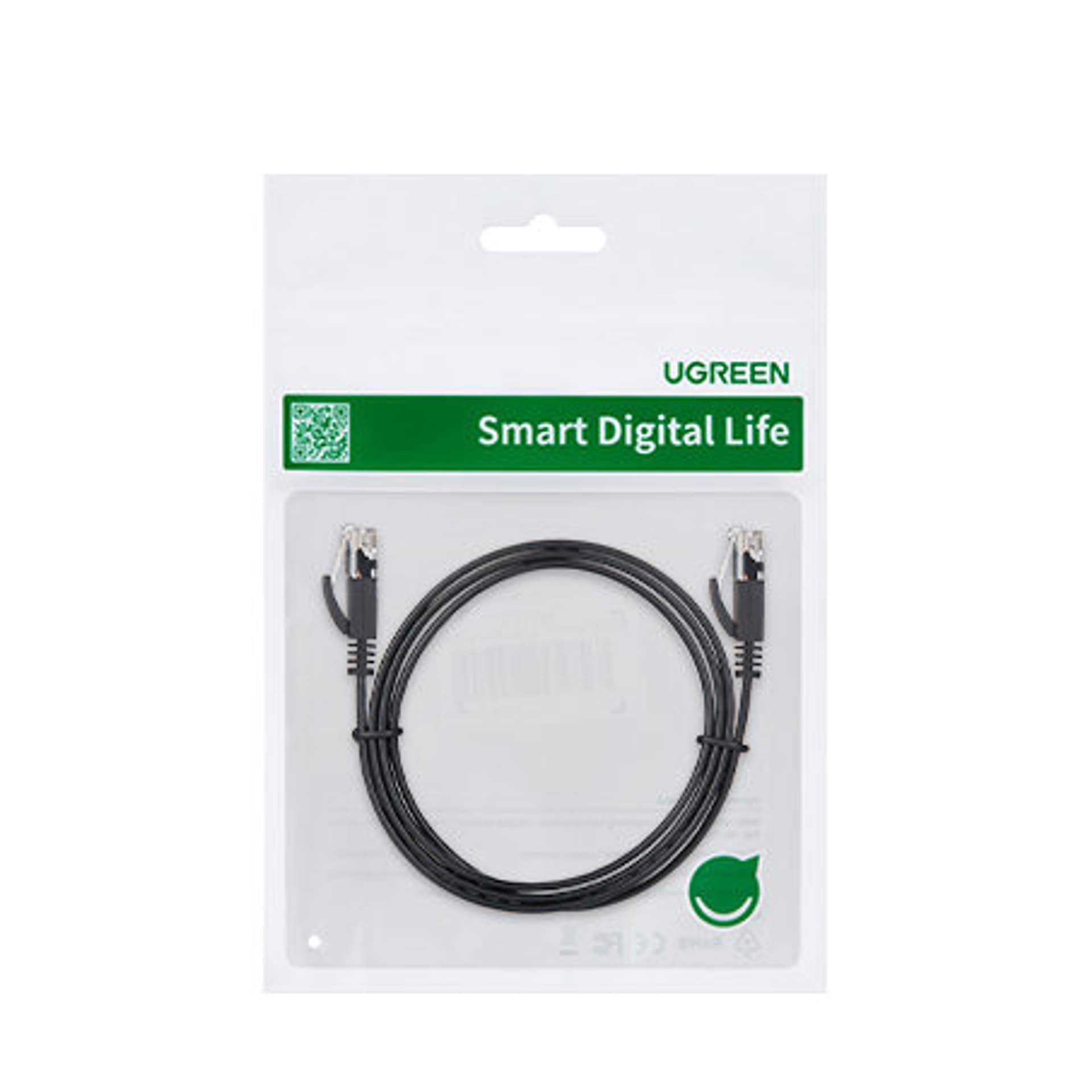 

Ugreen płaski kabel sieciowy LAN Ethernet Cat. 6 15m czarny (NW102)
