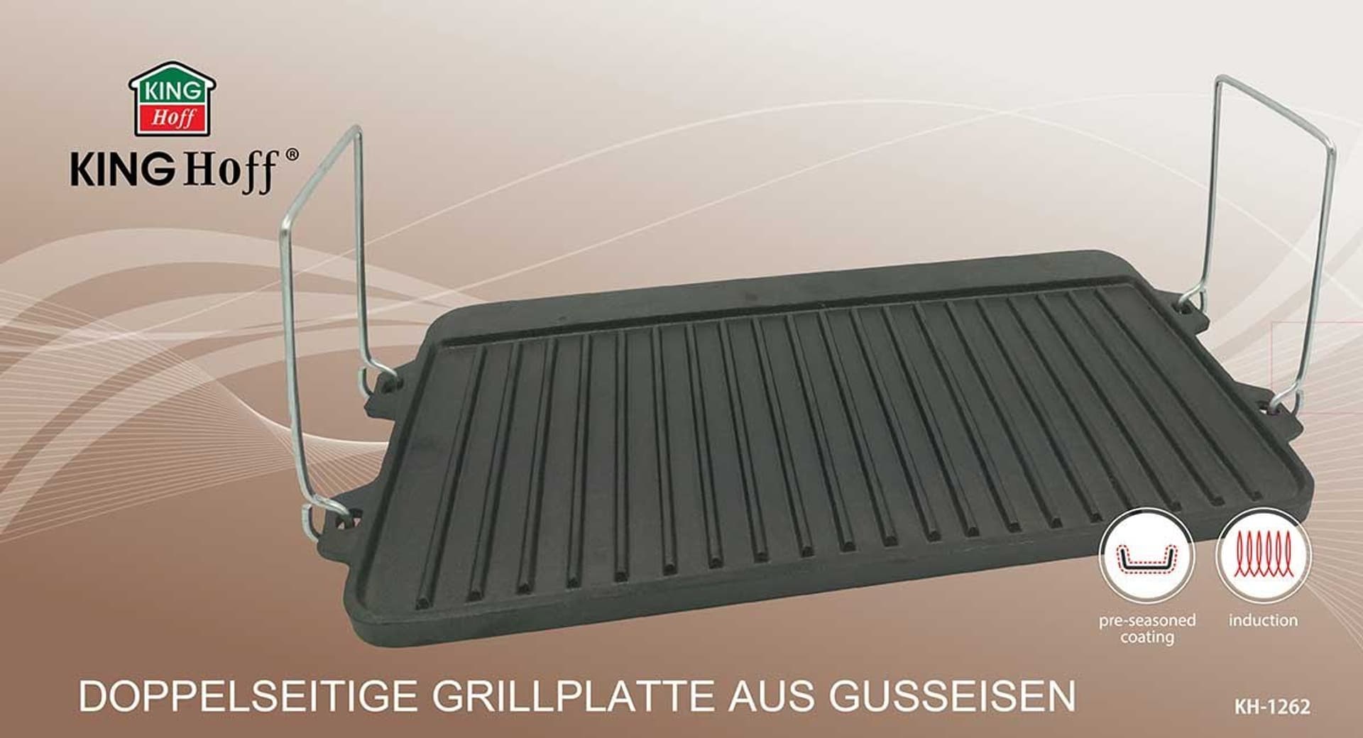 

DWUSTRONNA PŁYTA GRILLOWA KINGHOFF KH-1262