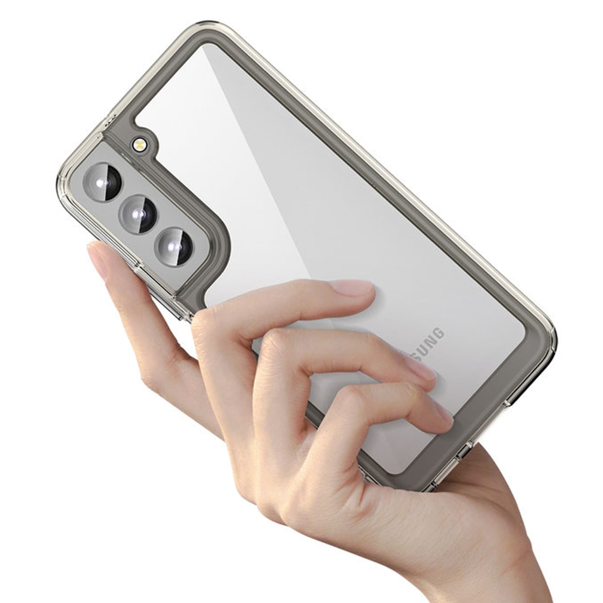 

Outer Space Case etui do Samsung Galaxy S22+ (S22 Plus) sztywny pokrowiec z żelową ramką niebieski, S22 plus) sztywny pokrowiec z żelową ramką niebiesk
