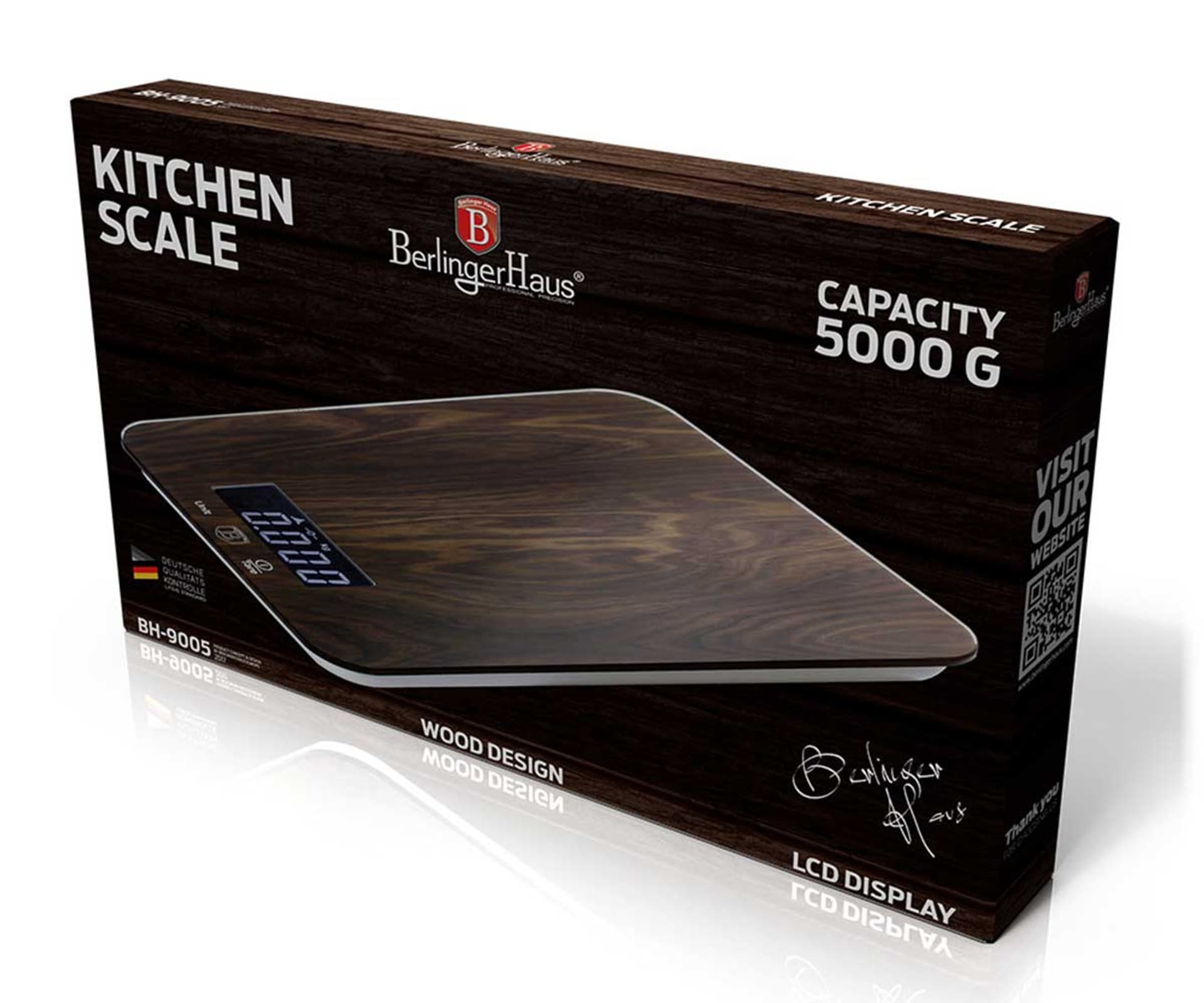 

ELEKTRONICZNA WAGA KUCHENNA BERLINGER HAUS BH-9005