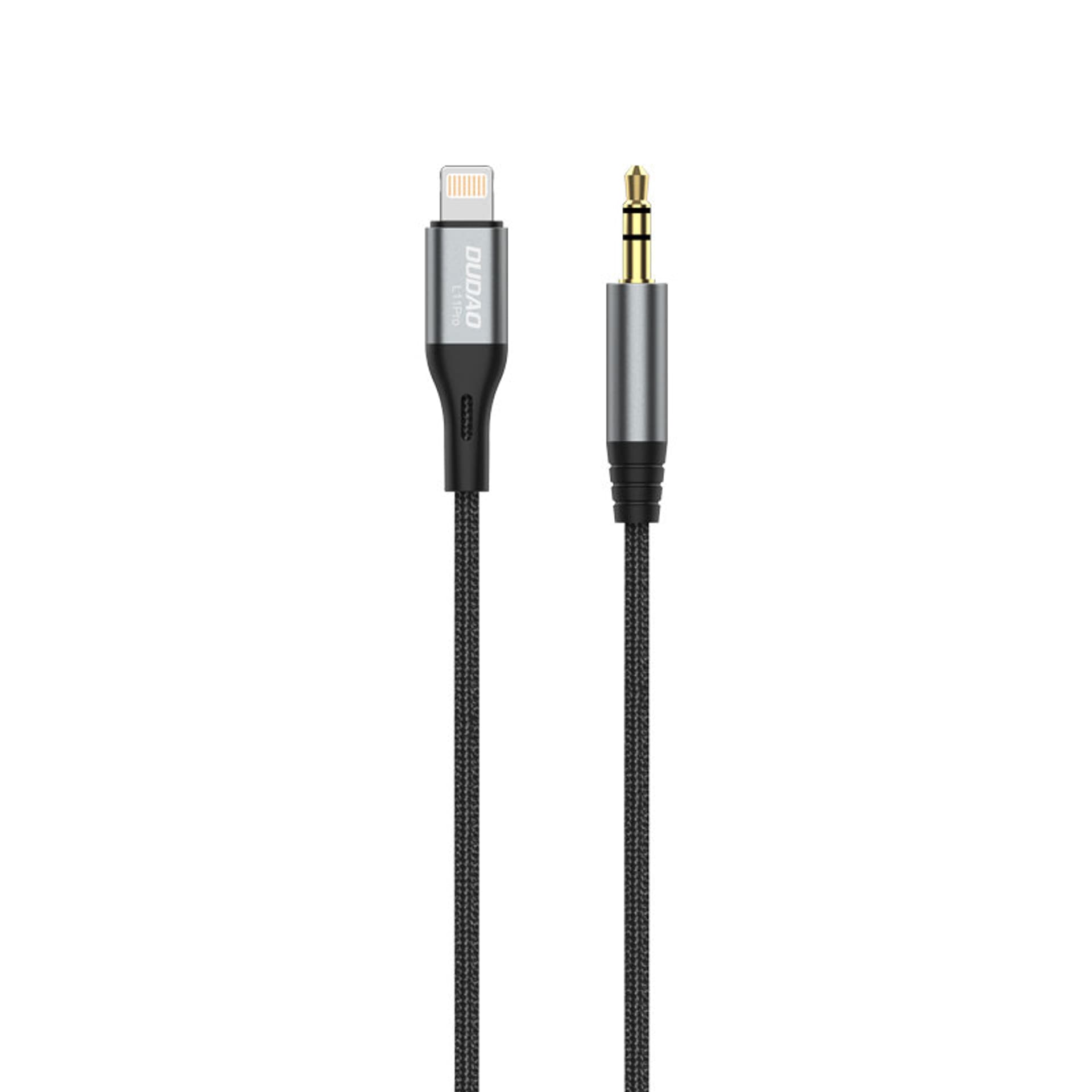 

Dudao kabel audio Lightning - mini jack 3.5mm 1m szary (L11PRO)