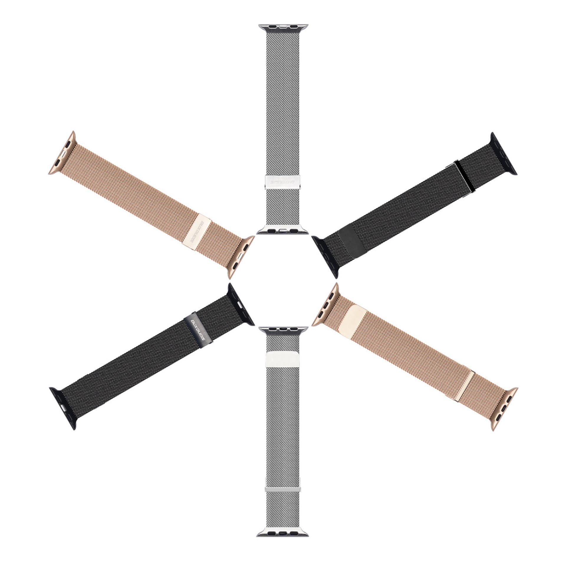 

Dux Ducis Magnetic Strap pasek do Watch Ultra / 8 / 7 / 6 / 5 / 4 / 3 / 2 / SE (49 / 45 / 44 / 42 mm) magnetyczna opaska czarny (Milanese Version)