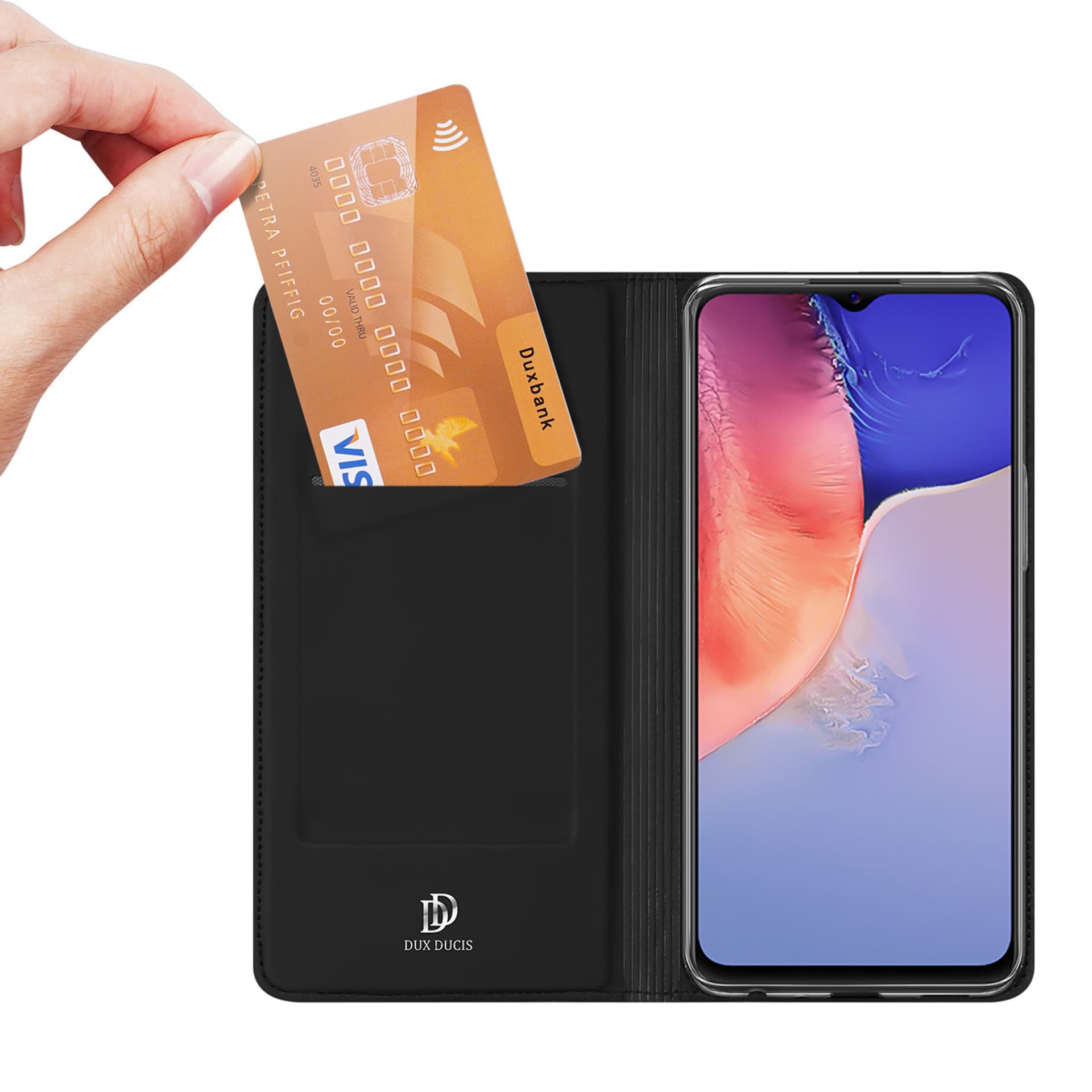 

Dux Ducis Skin Pro kabura etui pokrowiec z klapką Vivo Y01 / Y15s / Y15a czarny