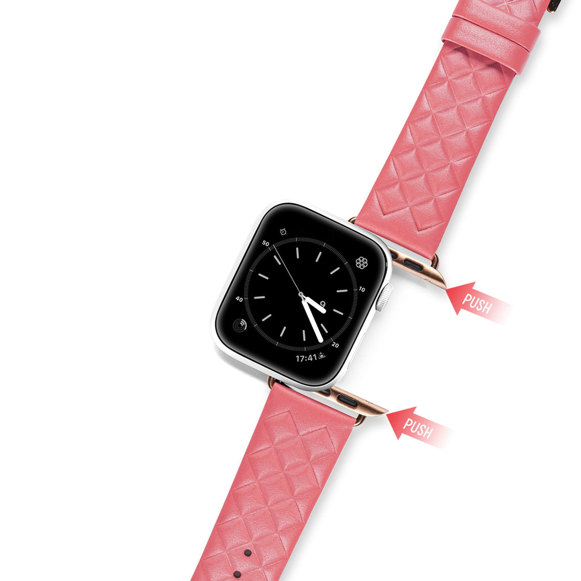 

Dux Ducis Strap skórzany pasek do Watch 7 / 6 / 5 / 4 / 3 / 2 / SE (45 / 44 / 42mm) opaska bransoleta bransoletka z naturalnej skóry czerwony (Enland Version)