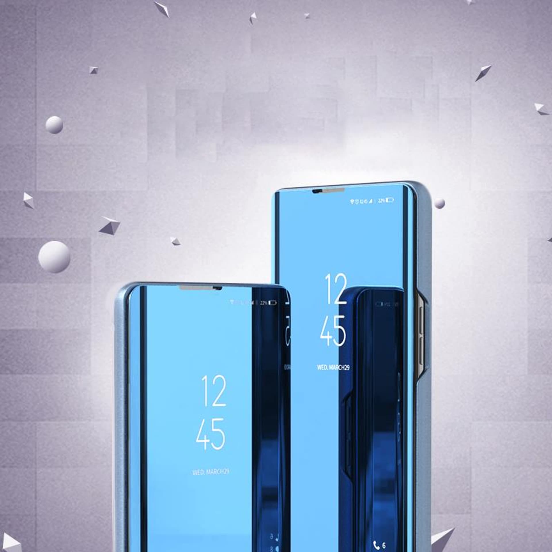

Clear View Case etui Realme C33 pokrowiec z klapką czarne