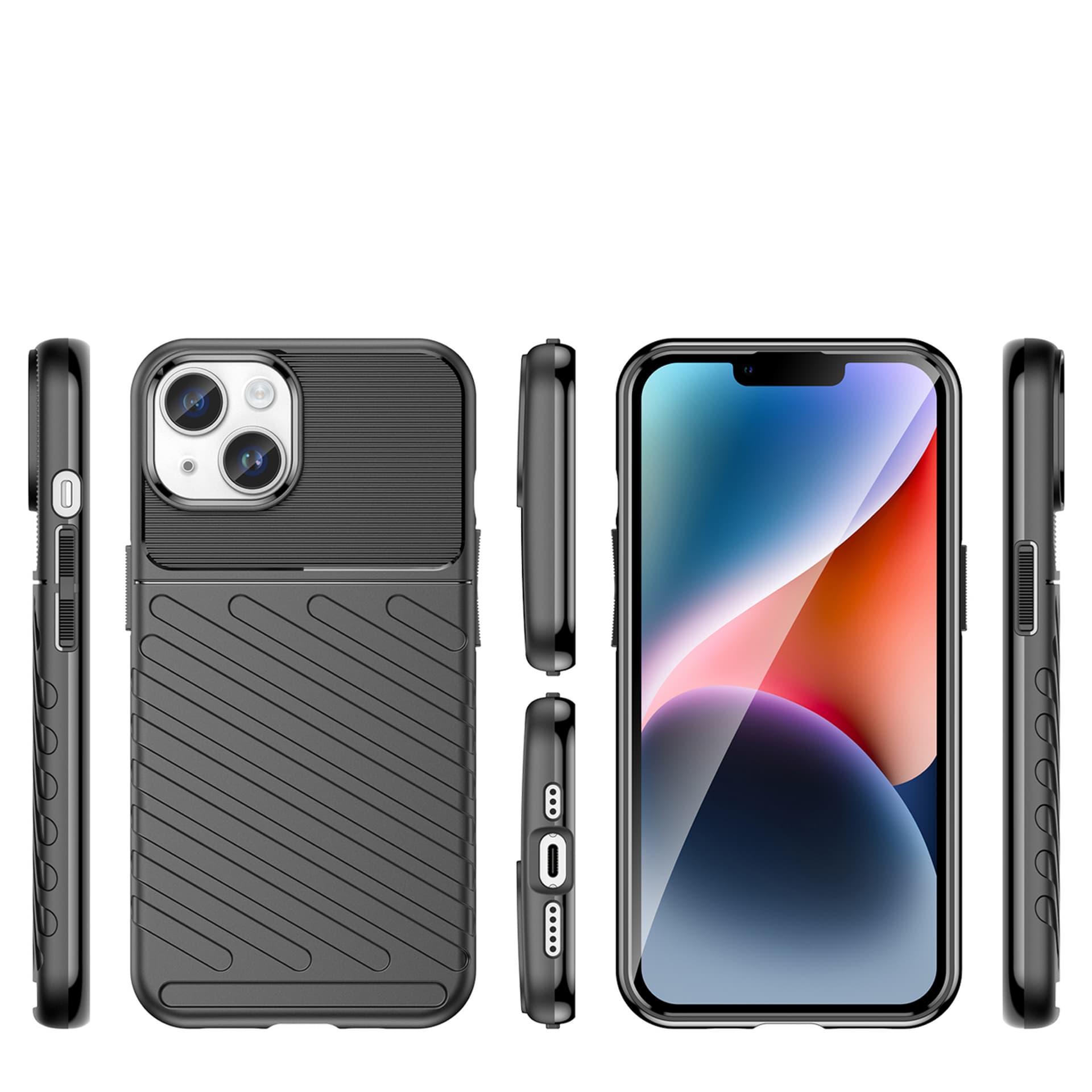

Thunder Case etui iPhone 14 Plus pancerny pokrowiec czarny