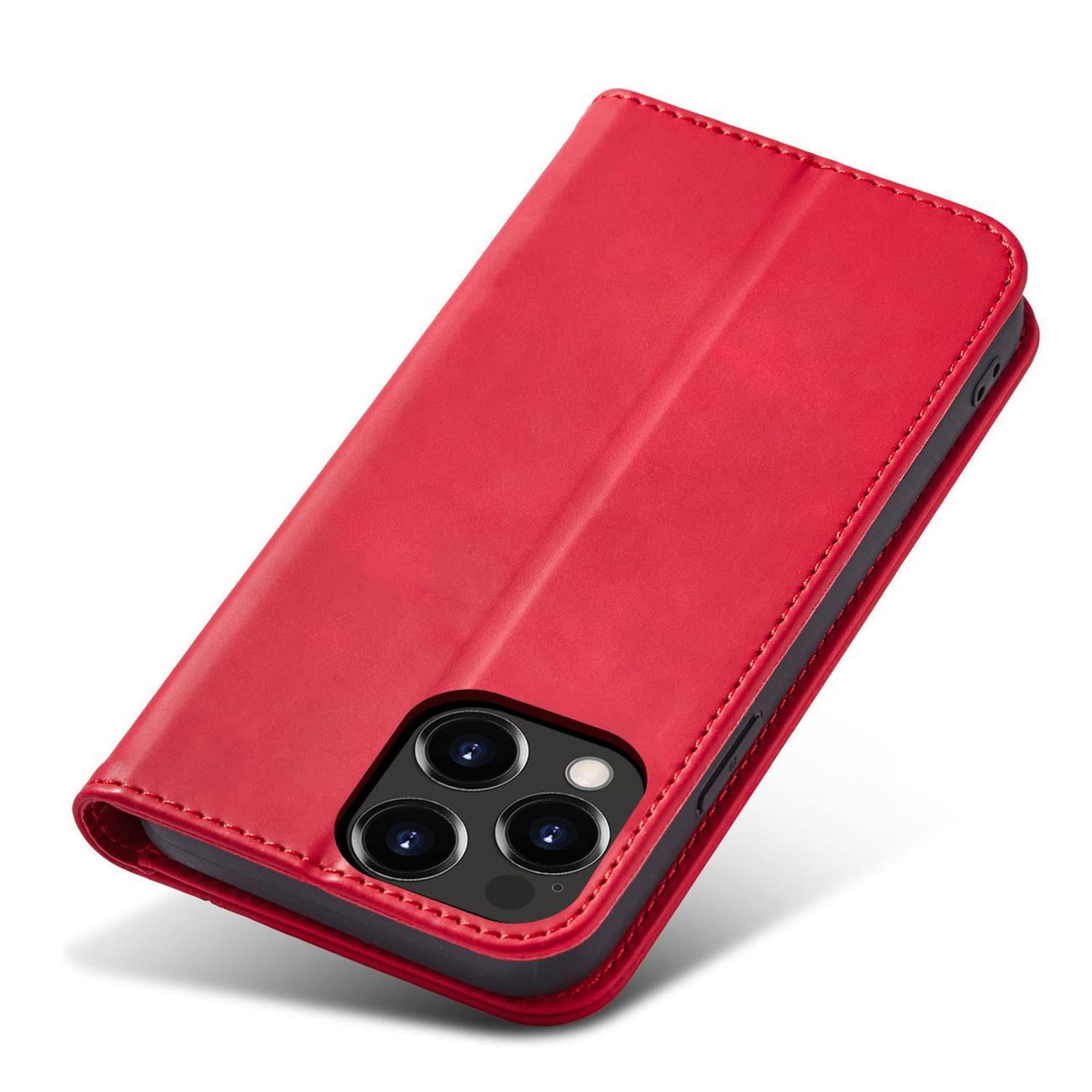 

Magnet Fancy Case etui iPhone 14 Pro pokrowiec z klapką portfel podstawka czerwone