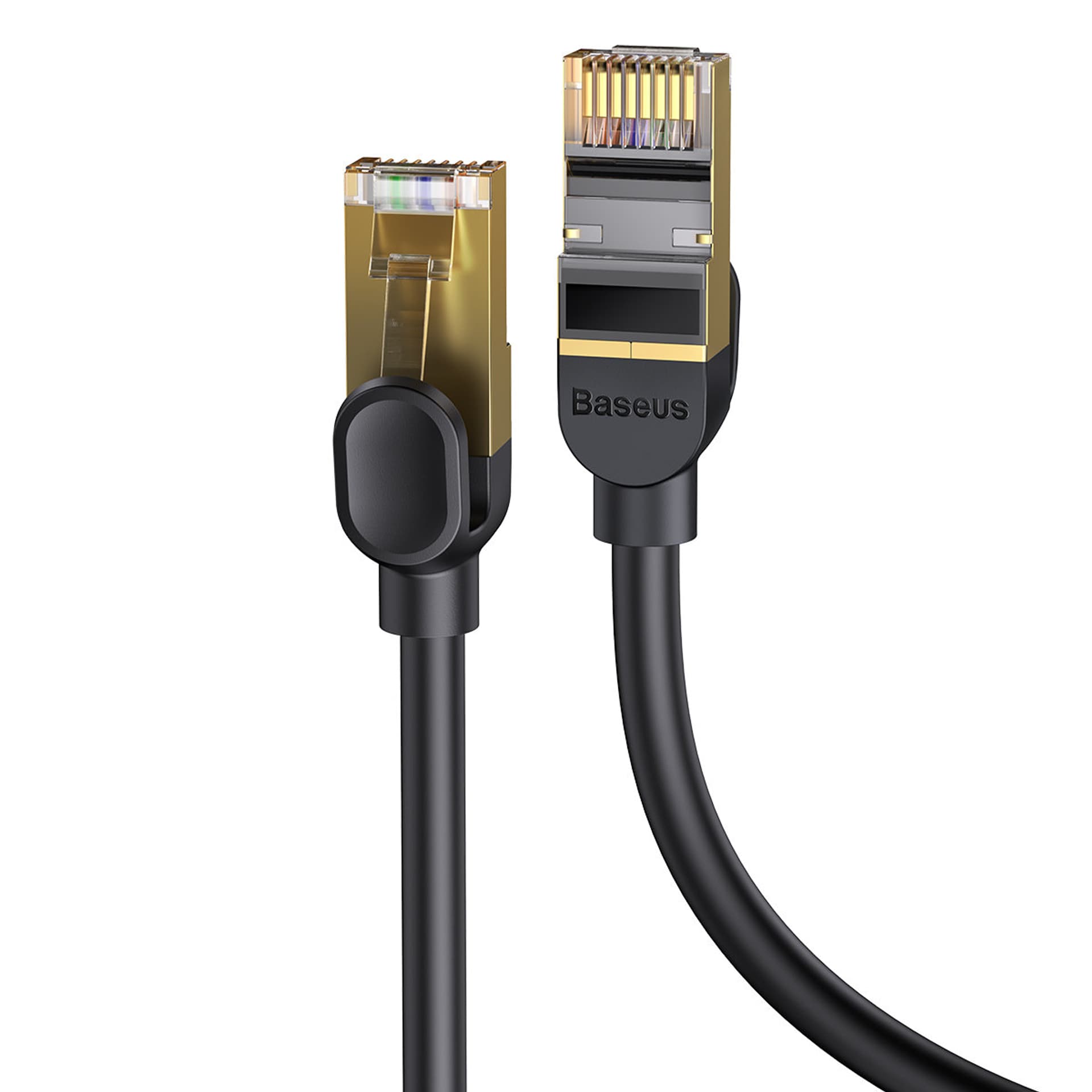 

Baseus Speed Seven szybki kabel sieciowy RJ45 10Gbps 3m czarny (WKJS010401)