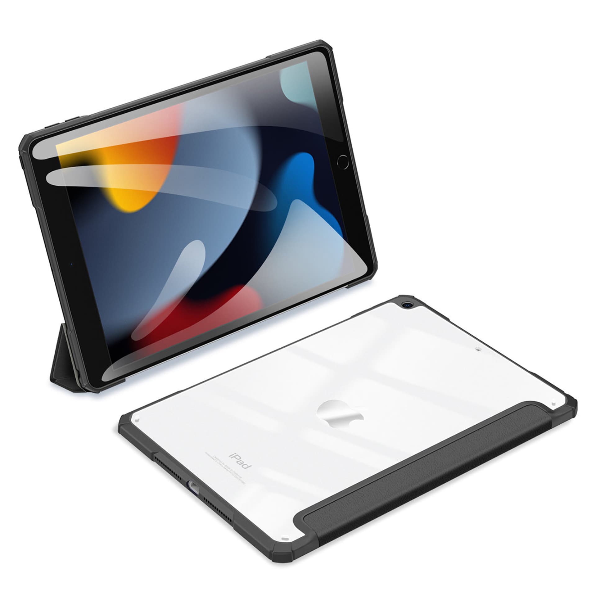 

Dux Ducis Copa etui do iPad 10.2'' 2021 / 2020 / 2019 pokrowiec smart cover z podstawką czarny