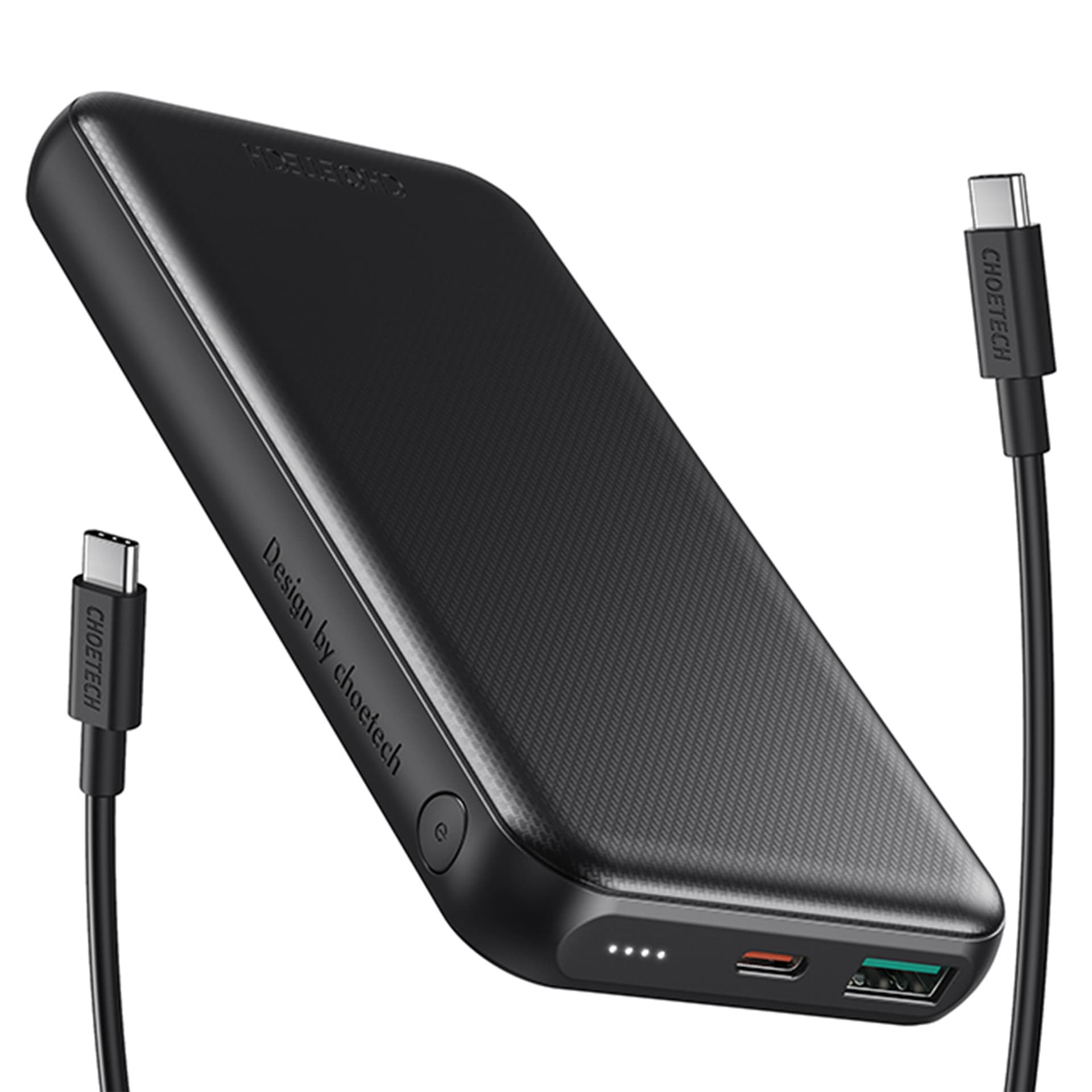 

Choetech powerbank 10000mAh 18W QC PD USB / USB C czarny