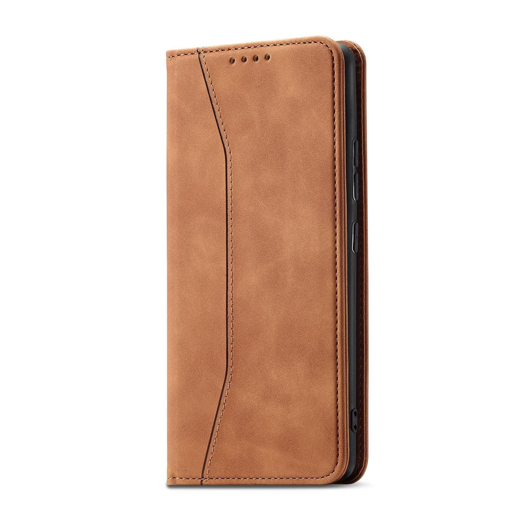 

Magnet Fancy Case etui Samsung Galaxy S23+ pokrowiec z klapką portfel podstawka brązowe