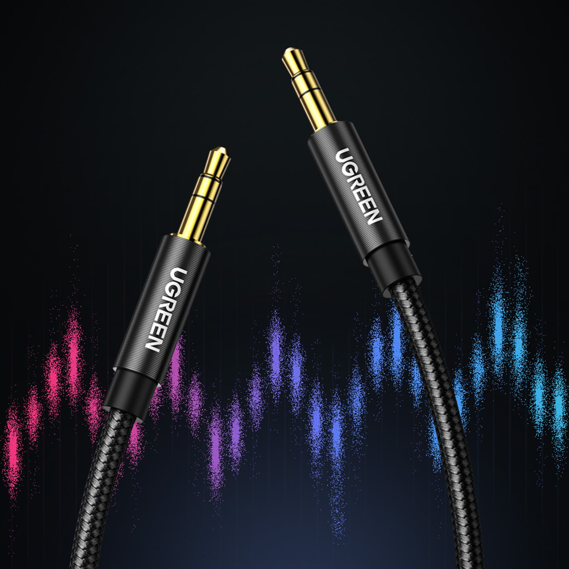 

Ugreen kabel audio AUX wtyczka prosta minijack 3,5 mm 2m niebieski (AV112)