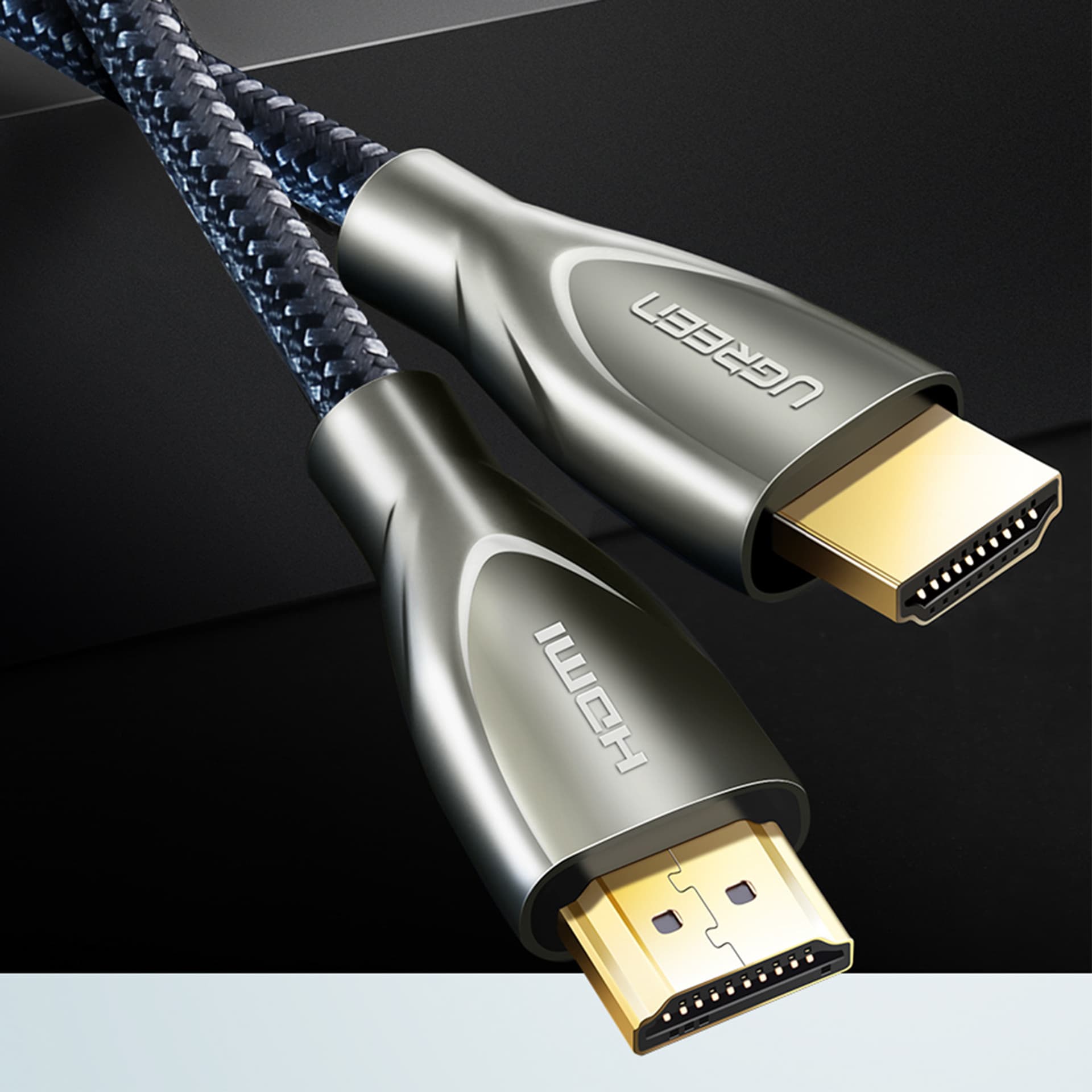 

Ugreen kabel przewód HDMI 2.0 4K 60Hz 1m szary (HD131)