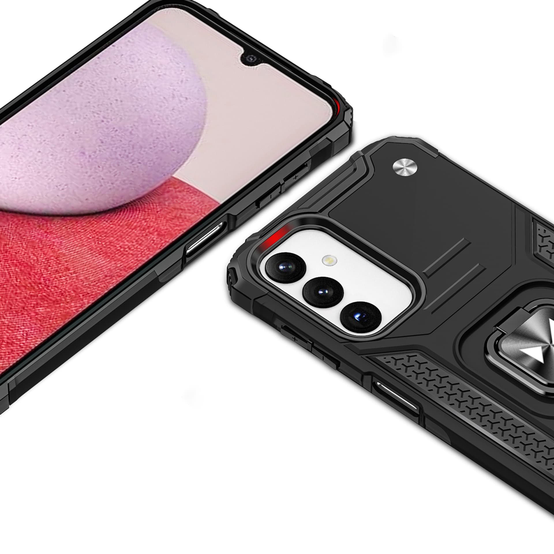 

Wozinsky Ring Armor etui Samsung Galaxy A14 pancerny pokrowiec uchwyt magnetyczny ring czarne