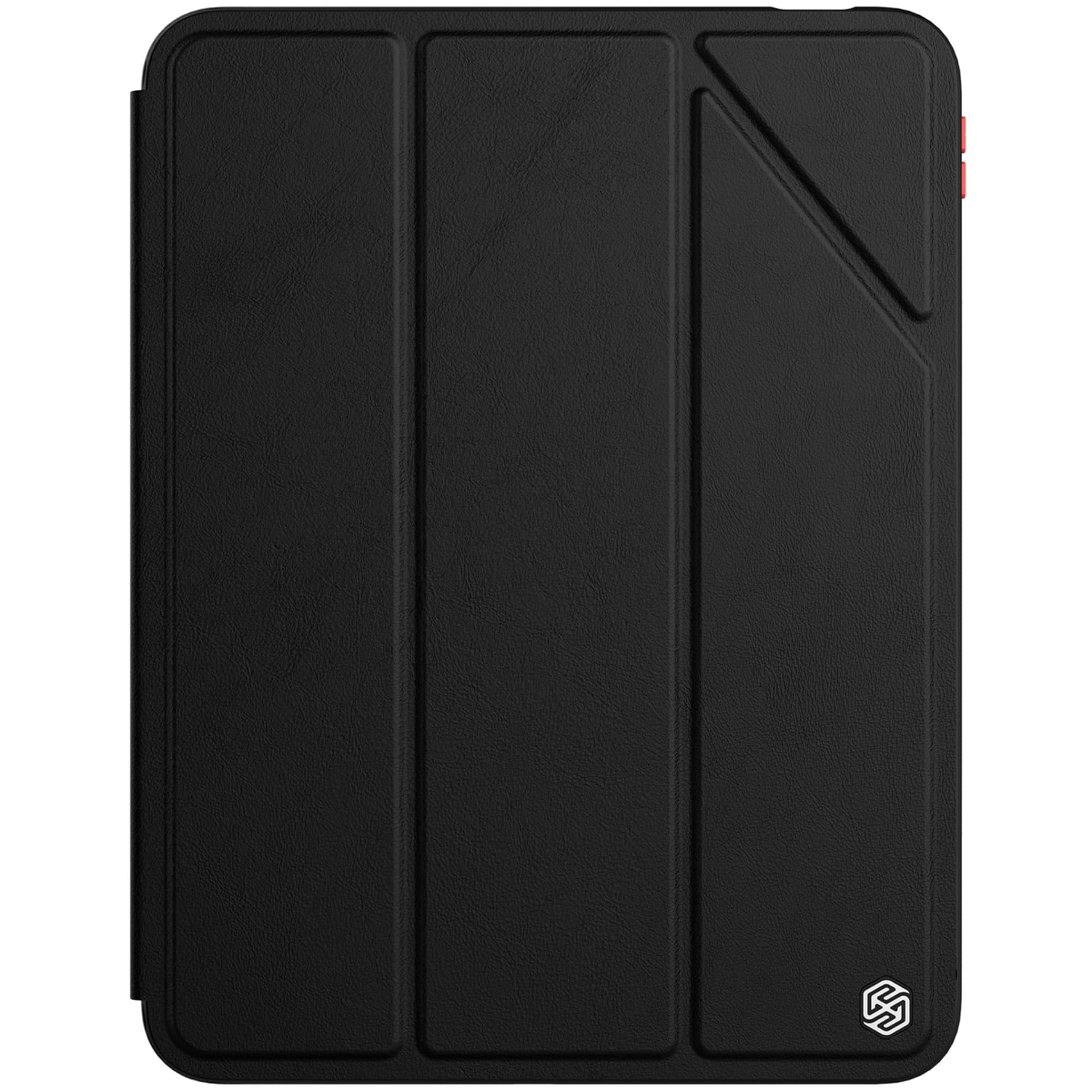 

Nillkin Bevel Leather Case etui iPad 10.9'' 2022 (10 gen.) smart cover pokrowiec z klapką podstawka czarne, 10 gen.) smart cover pokrowiec z klapką podstawka czarn