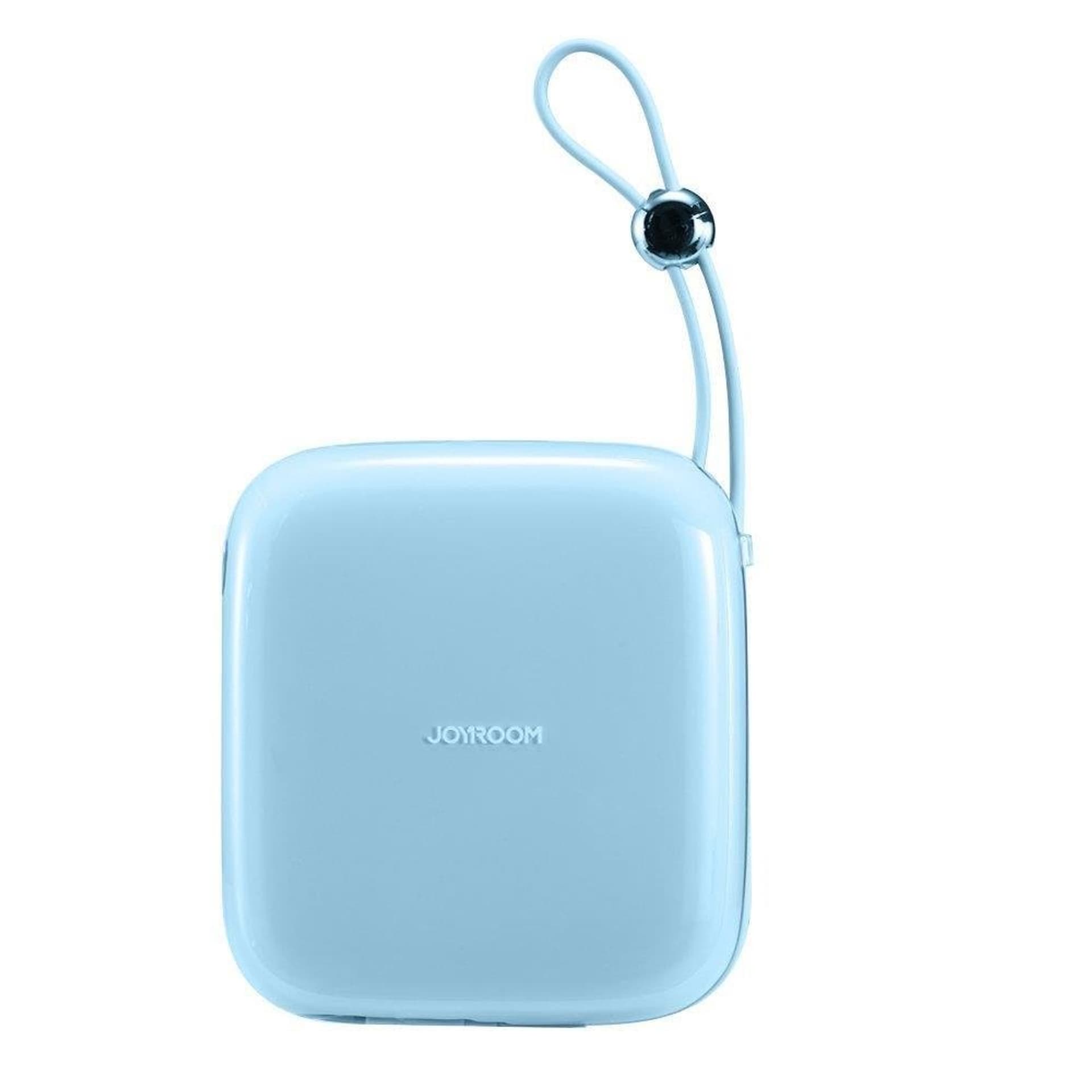 

Joyroom powerbank 10000mAh Jelly Series 22.5W z wbudowanym kablem USB C niebieski (JR-L002)