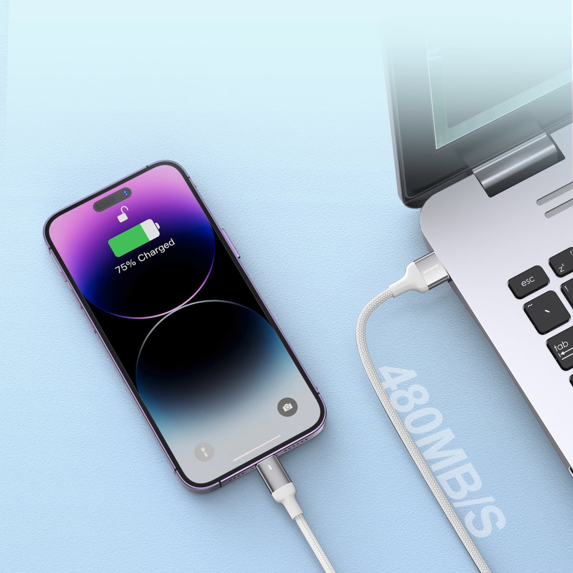 

Joyroom kabel USB - Lightning 2.4A A10 Series 3 m biały (S-UL012A10)