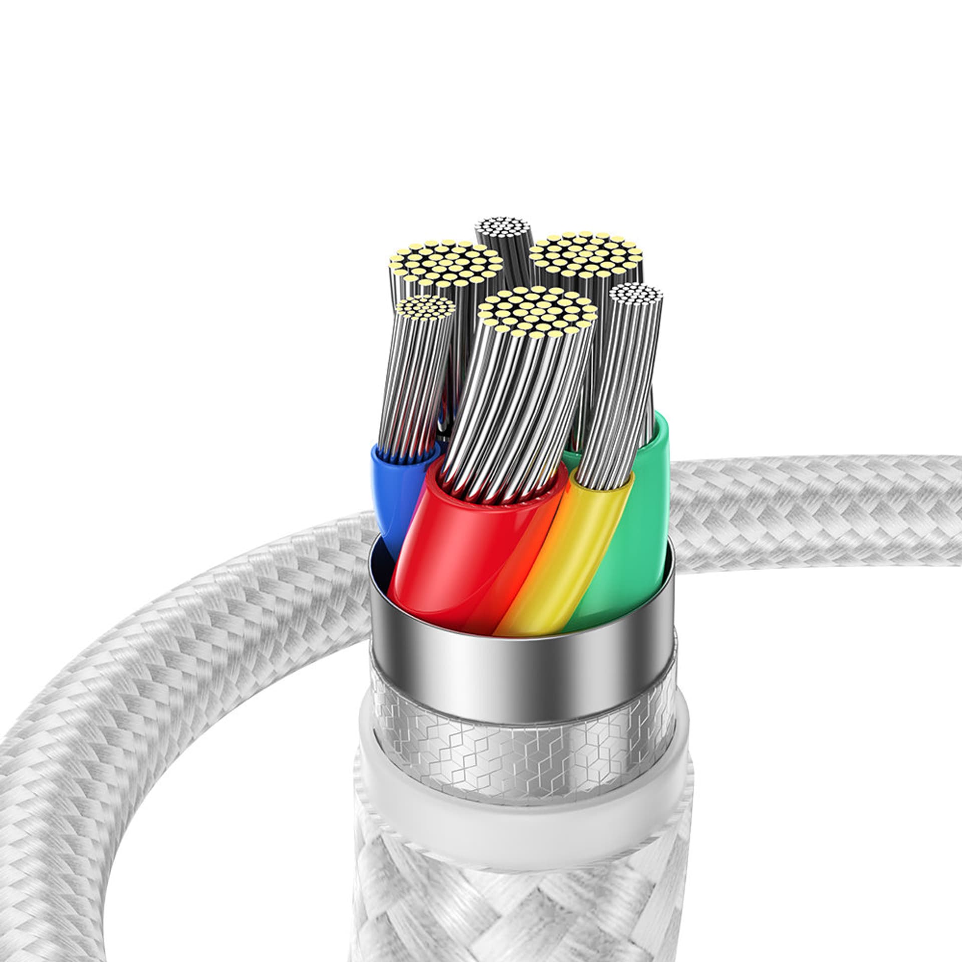 

Joyroom kabel USB - Lightning 2.4A Surpass Series 1,2 m biały (S-UL012A11)