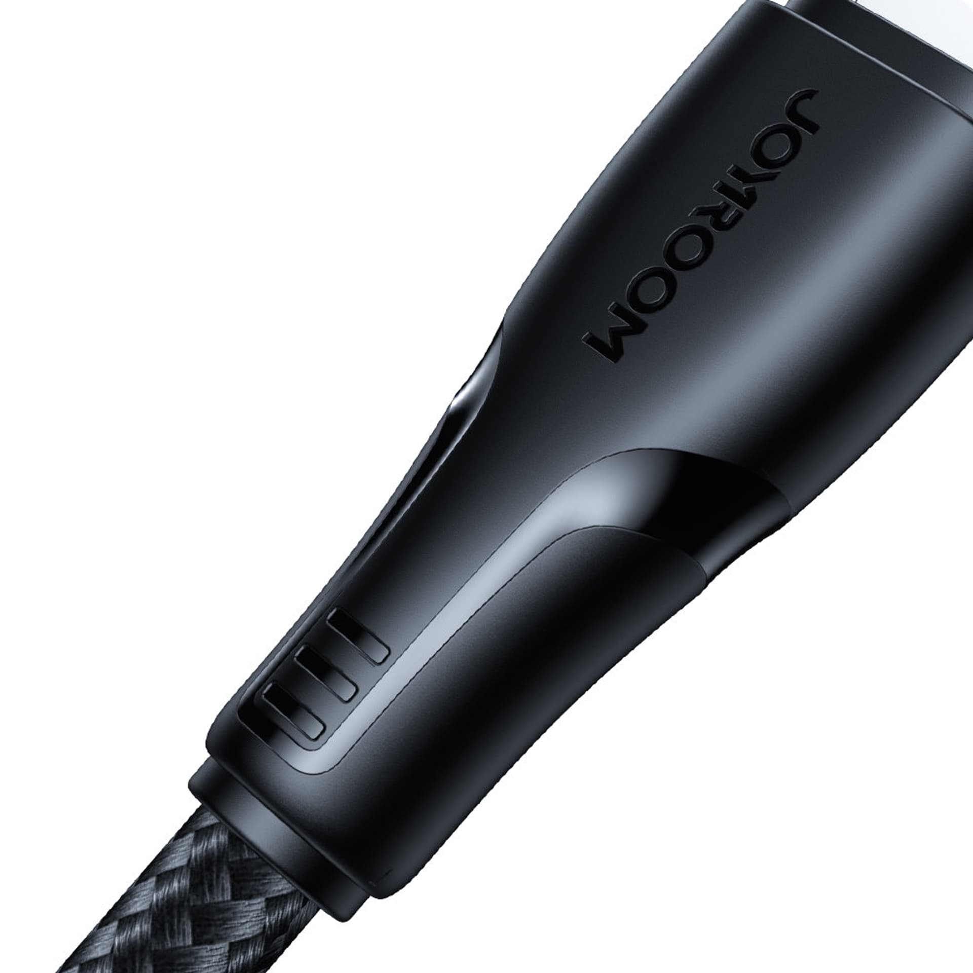 

Joyroom kabel USB - micro USB 2.4A Surpass Series do szybkiego ładowania i transferu danych 0,25 m czarny (S-UM018A11)