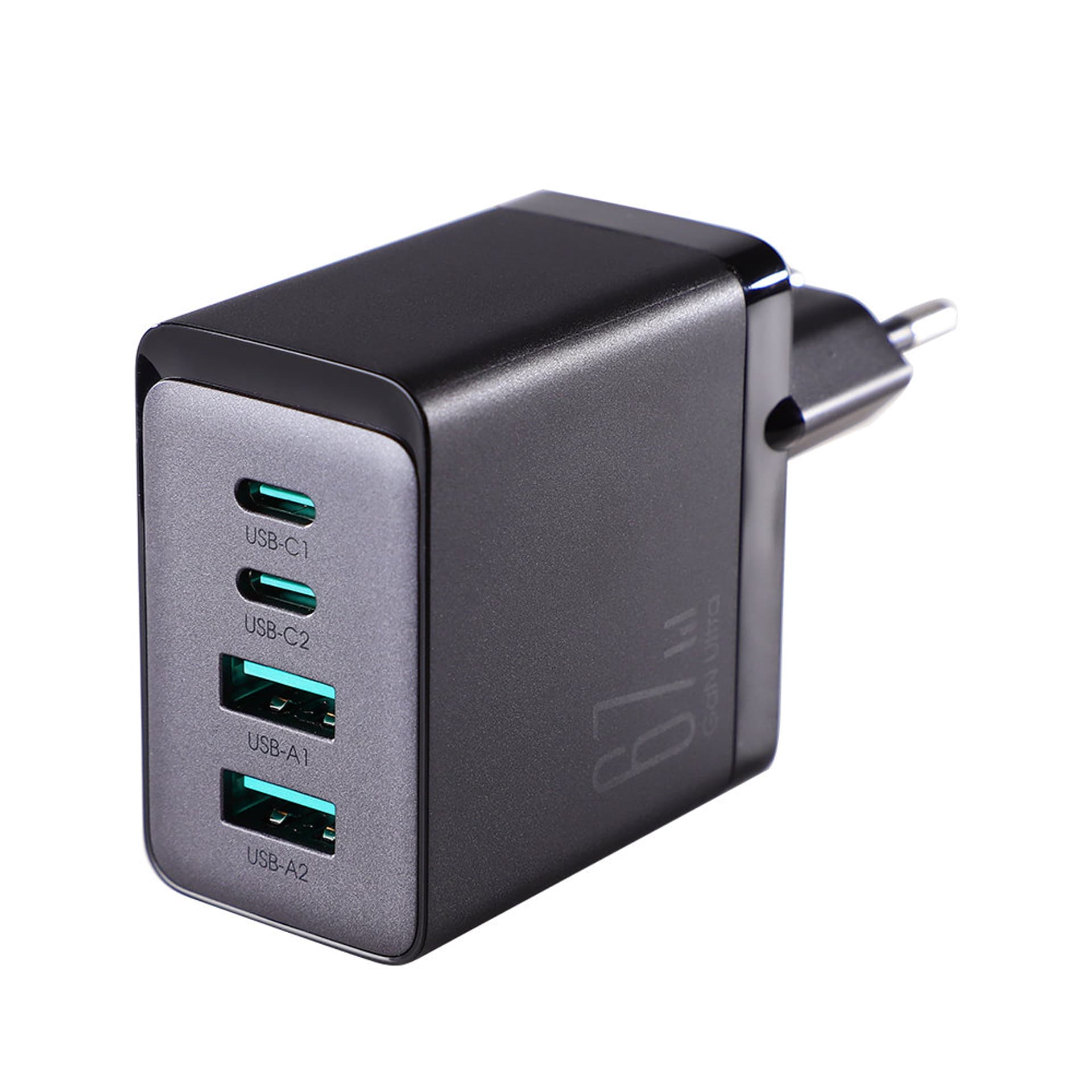 

Joyroom ładowarka GaN 67W 4 porty (2x USB, 2x USB C) czarna (TCG02) + kabel USB C – USB C 100W 1.2m, Tcg02) + kabel usb c – usb c 100w 1.2