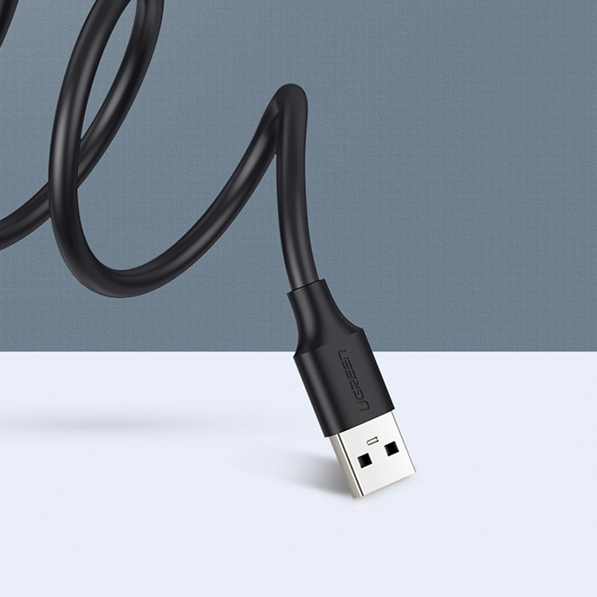 

Ugreen kabel przedłużacz USB (męski) - USB (żeński) 2.0 480Mb/s 1.5m czarny (US103)