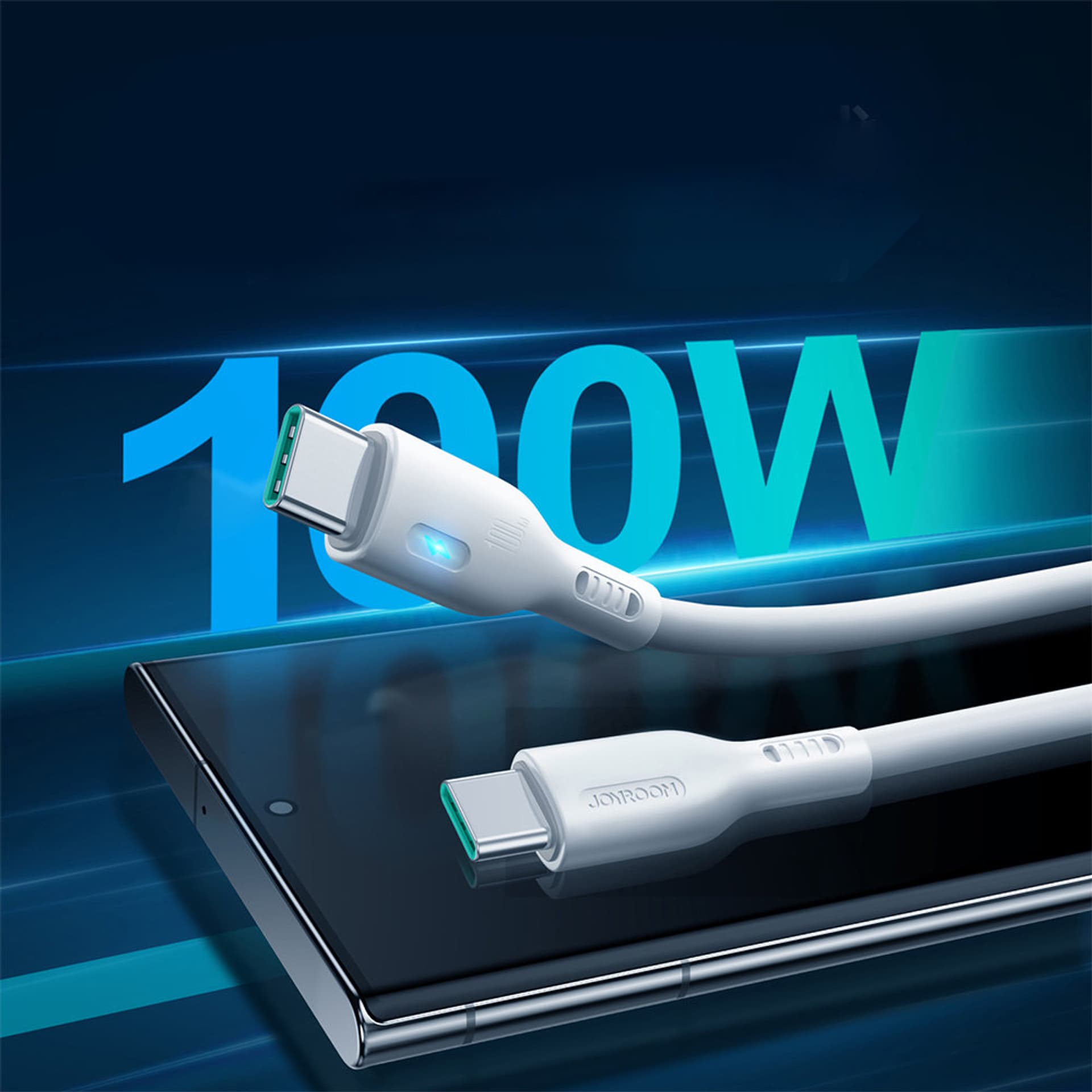 

Kabel USB C - USB C 100W 2m Joyroom S-CC100A13 - biały