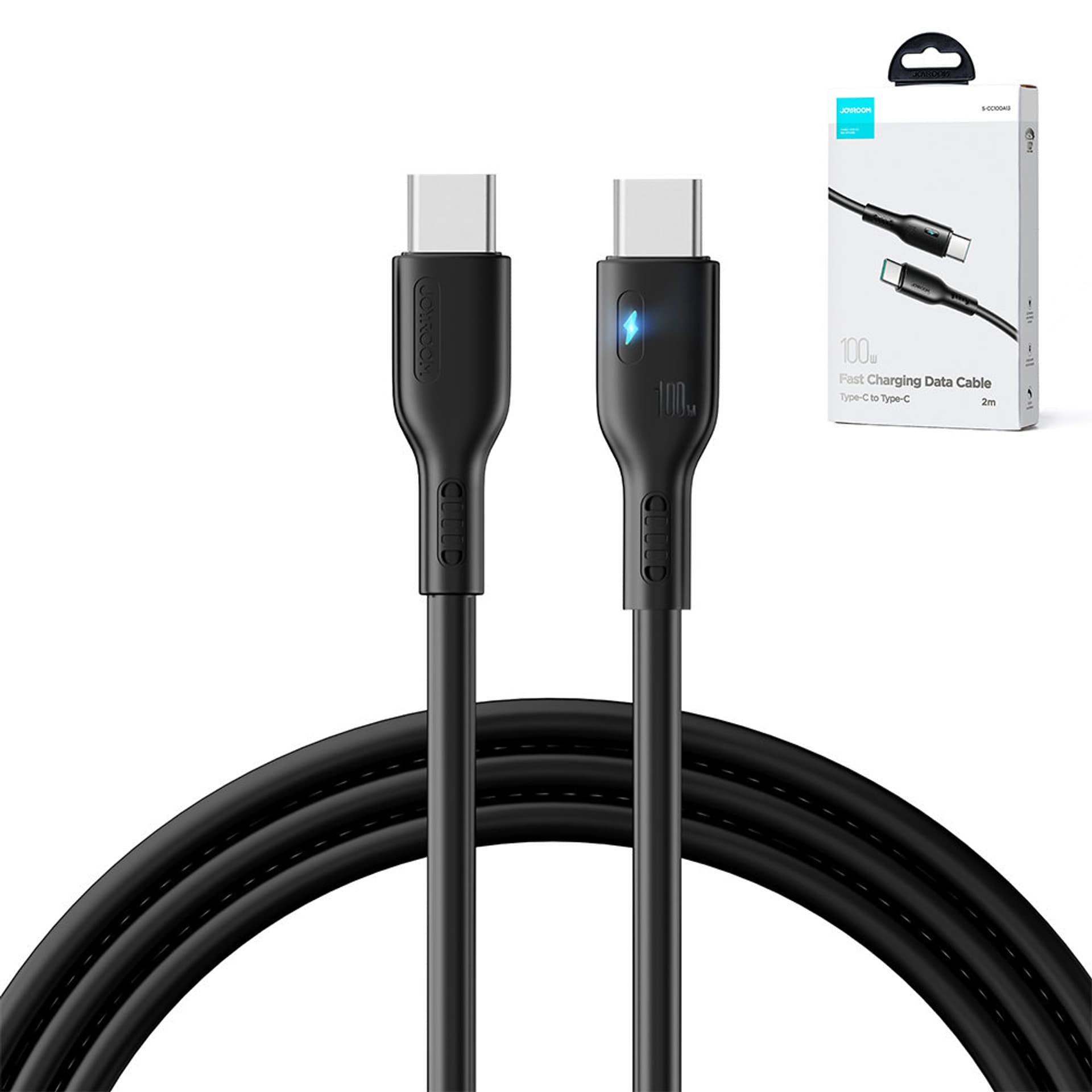 

Kabel USB C - USB C 100W 2m Joyroom S-CC100A13 - czarny