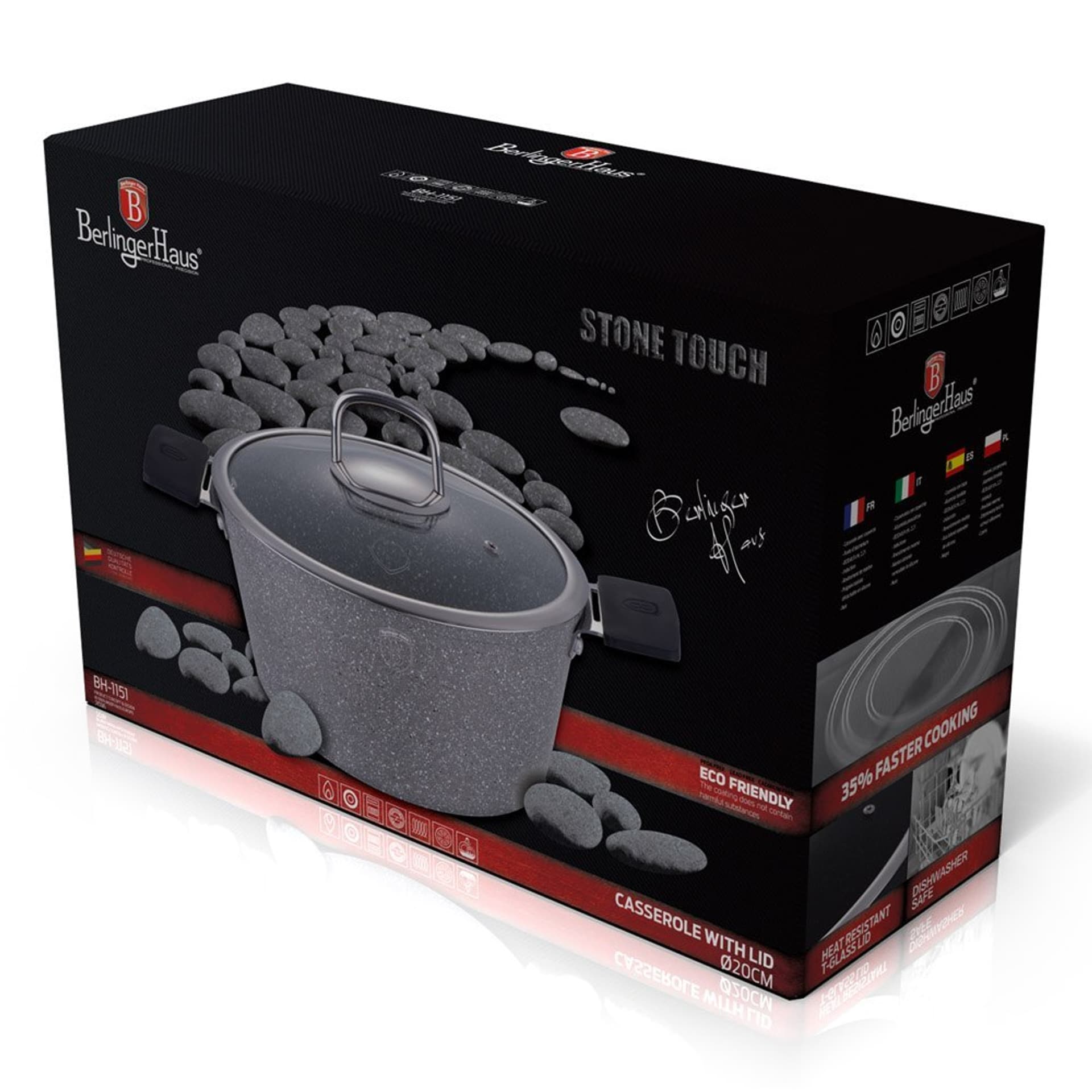 

GARNEK GRANITOWY BERLINGER HAUS 20cm BH-1151 STONE TOUCH