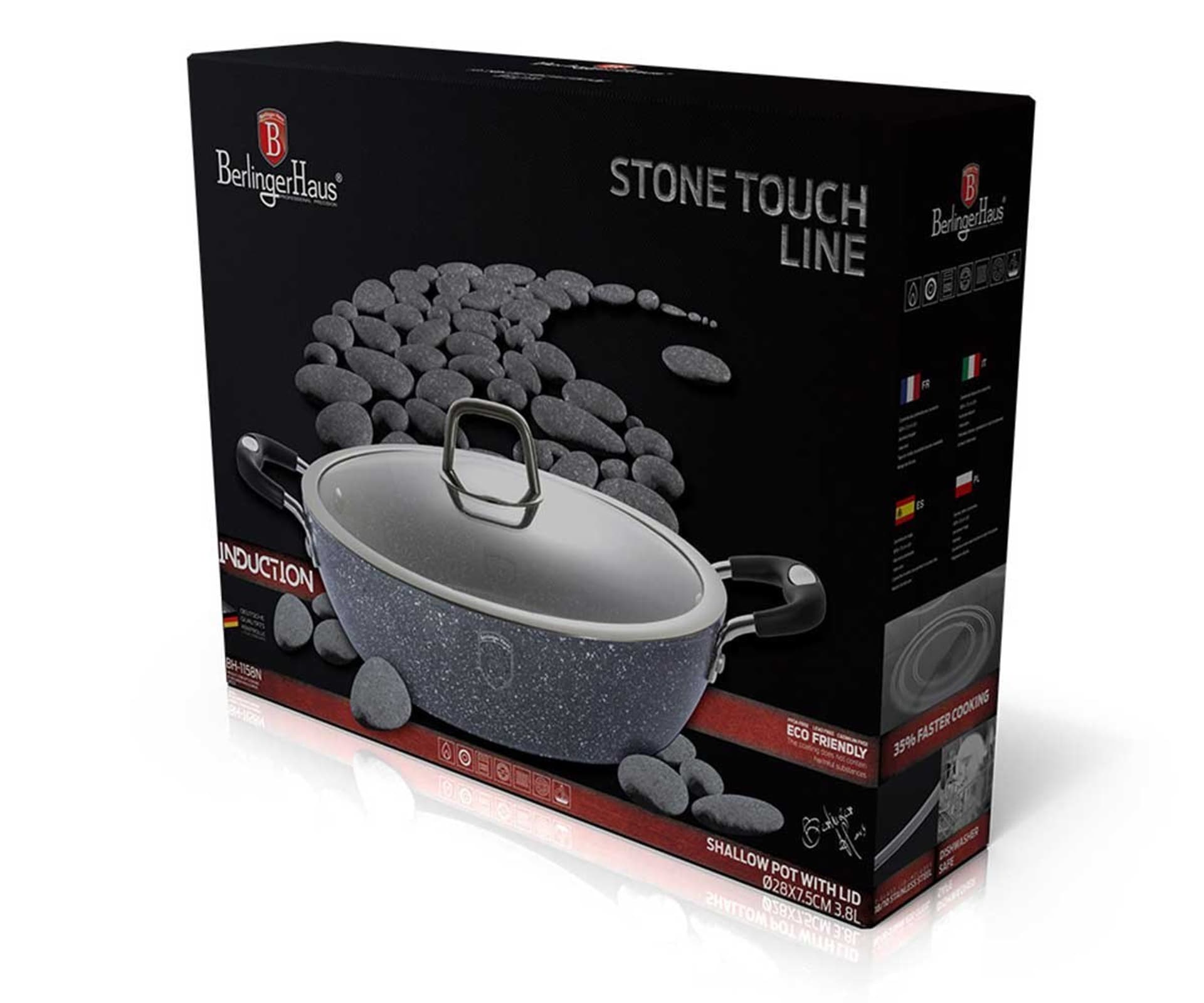 

GARNEK GRANITOWY BERLINGER HAUS 28cm BH-1158 STONE TOUCH