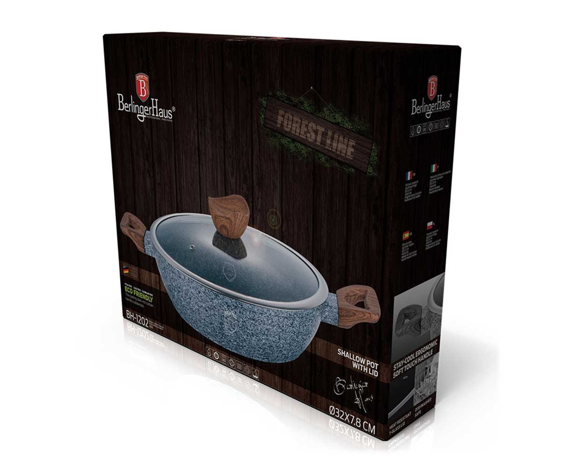 

GARNEK GRANITOWY BERLINGER HAUS 32cm BH-1202 FOREST LINE