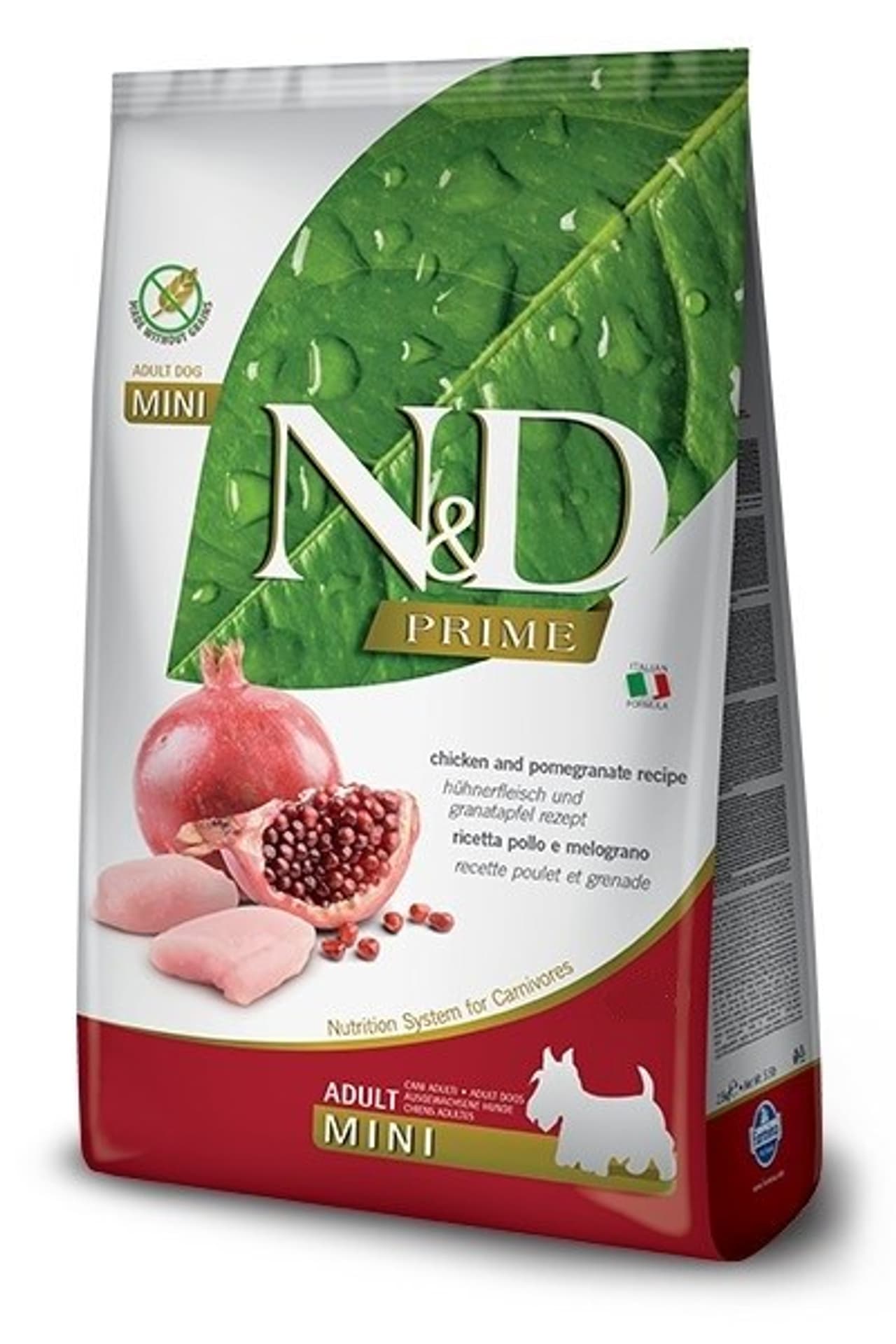 

FARMINA N&D PRIME DOG CHICKEN AND POMEGRANATE ADULT MINI - sucha karma dla psa - 7kg