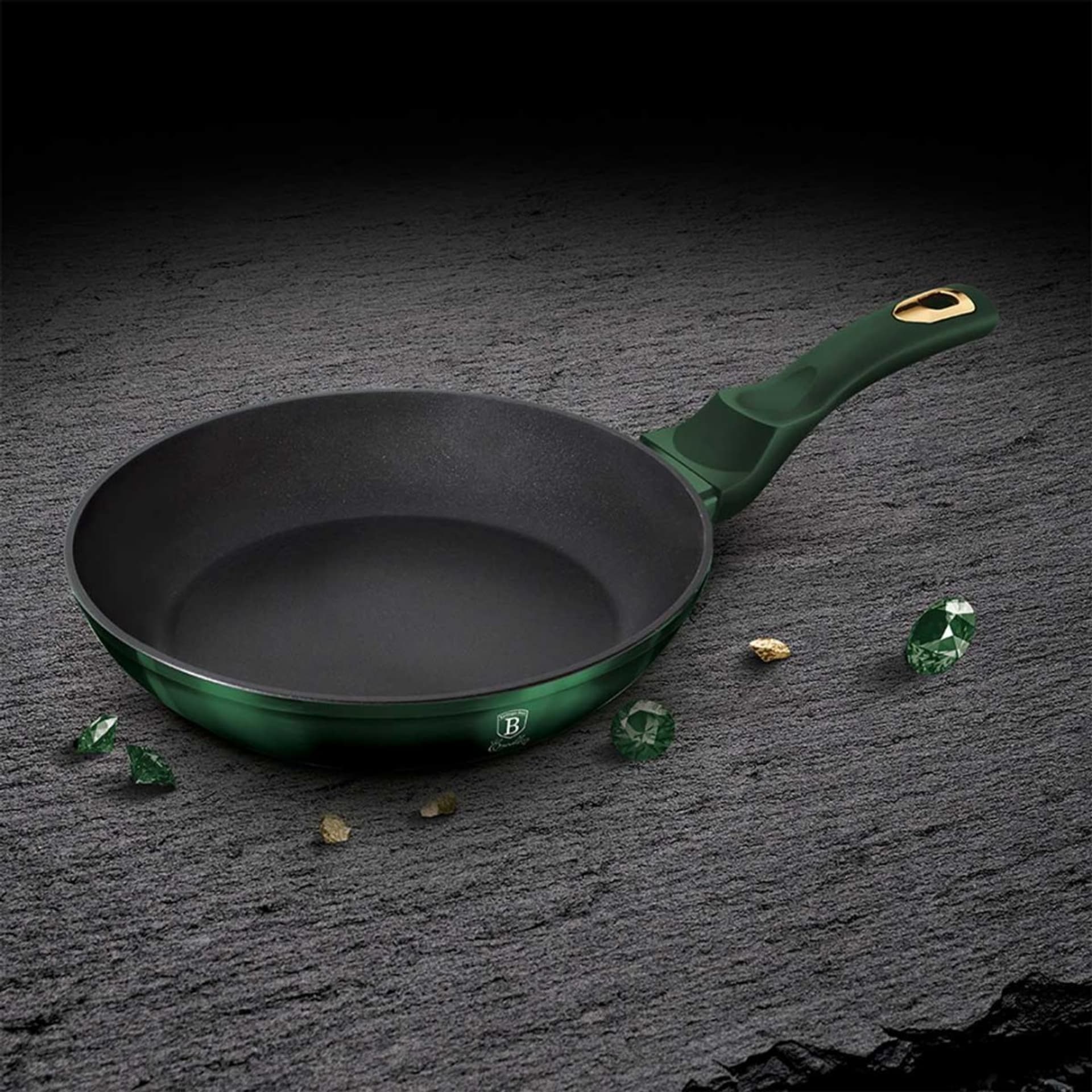 

PATELNIA TYTANOWA BERLINGER HAUS 28cm BH-6048 EMERALD