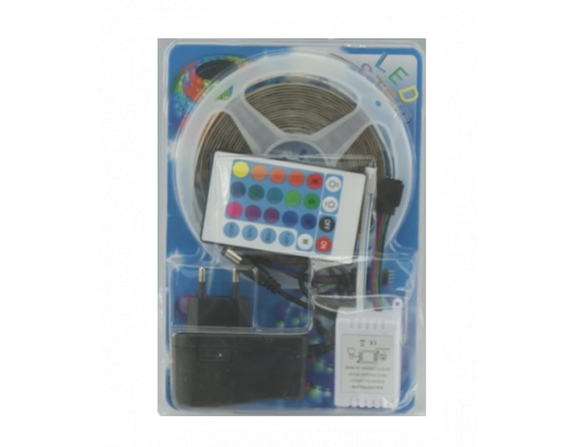 

Taśma LED SMD 3528 5m wodoodporna multikolor pilot