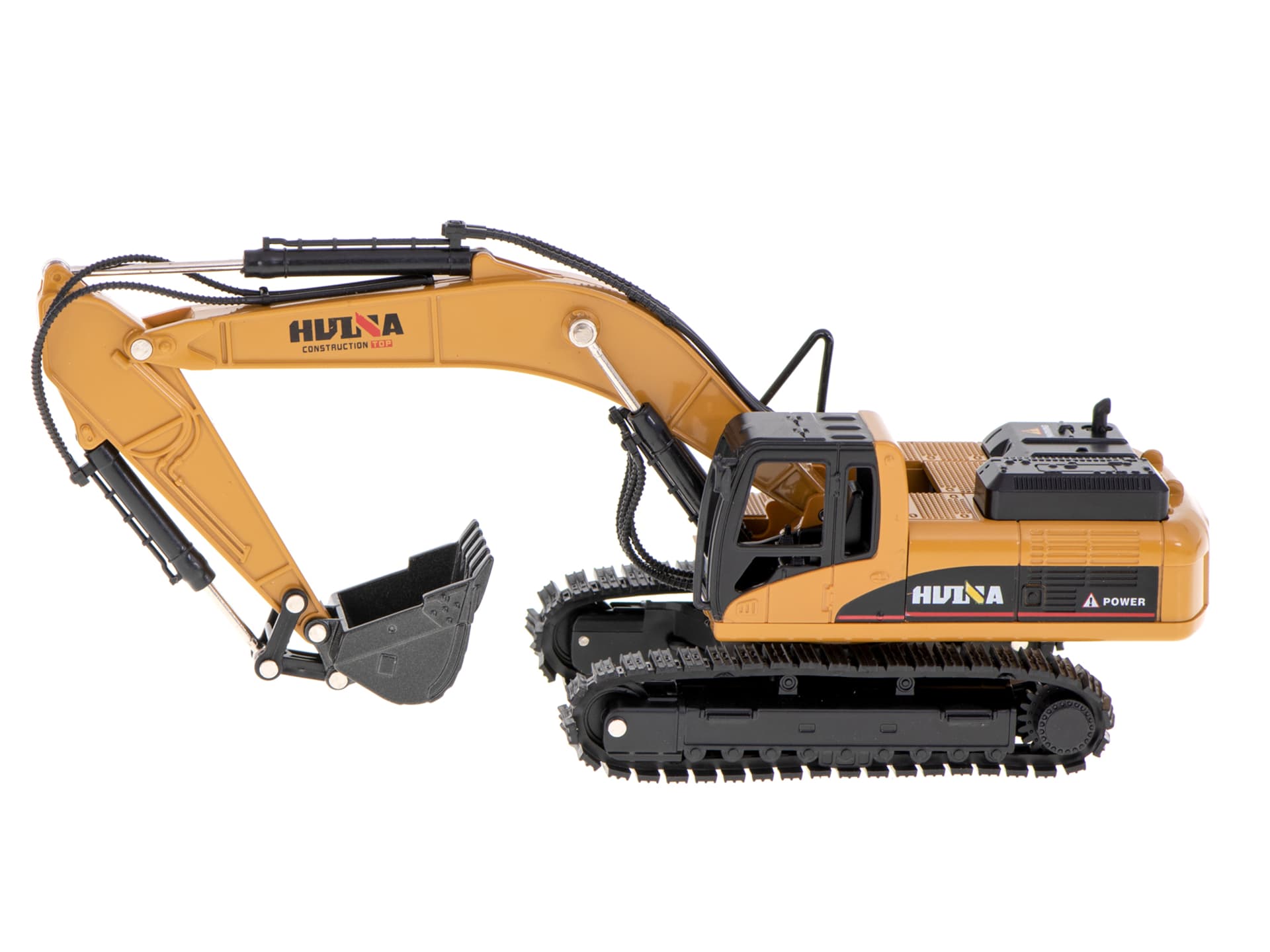 

Koparka ładowarka z łyżką na gąsienicach model z metalu Die-Cast H-toys 1710 1:50