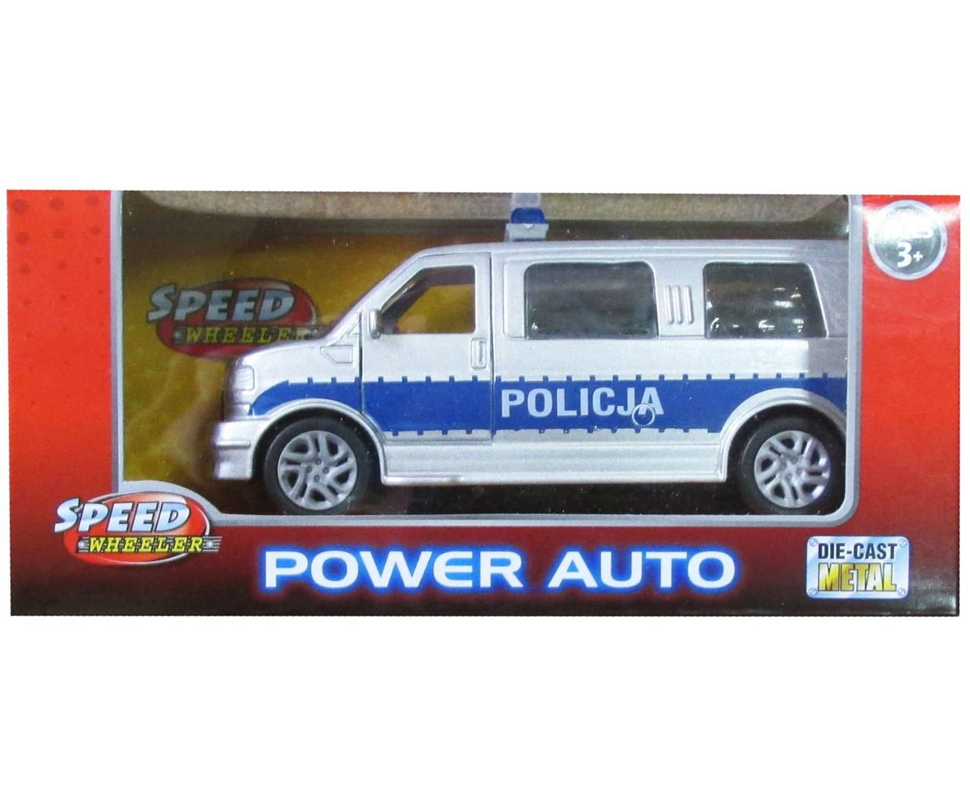 

POLICJA METALOWA Z DŹWIĘKIEM I ŚWIATŁEM
