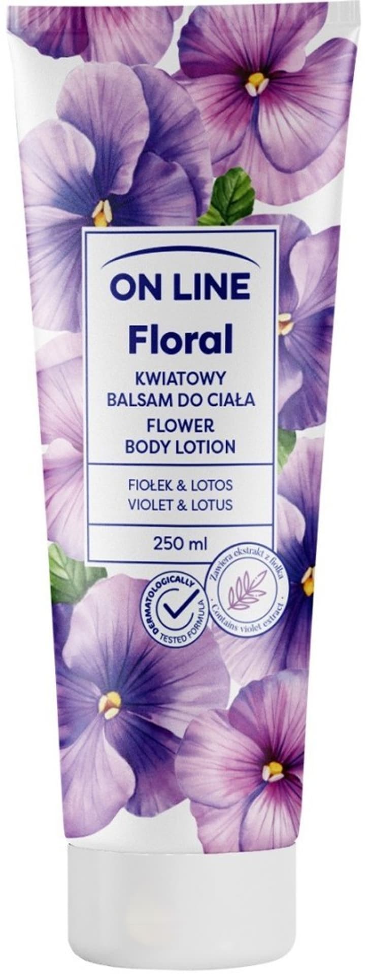 

ON LINE Floral Kwiatowy Balsam do ciała - Fiołek & Lotos 250ml