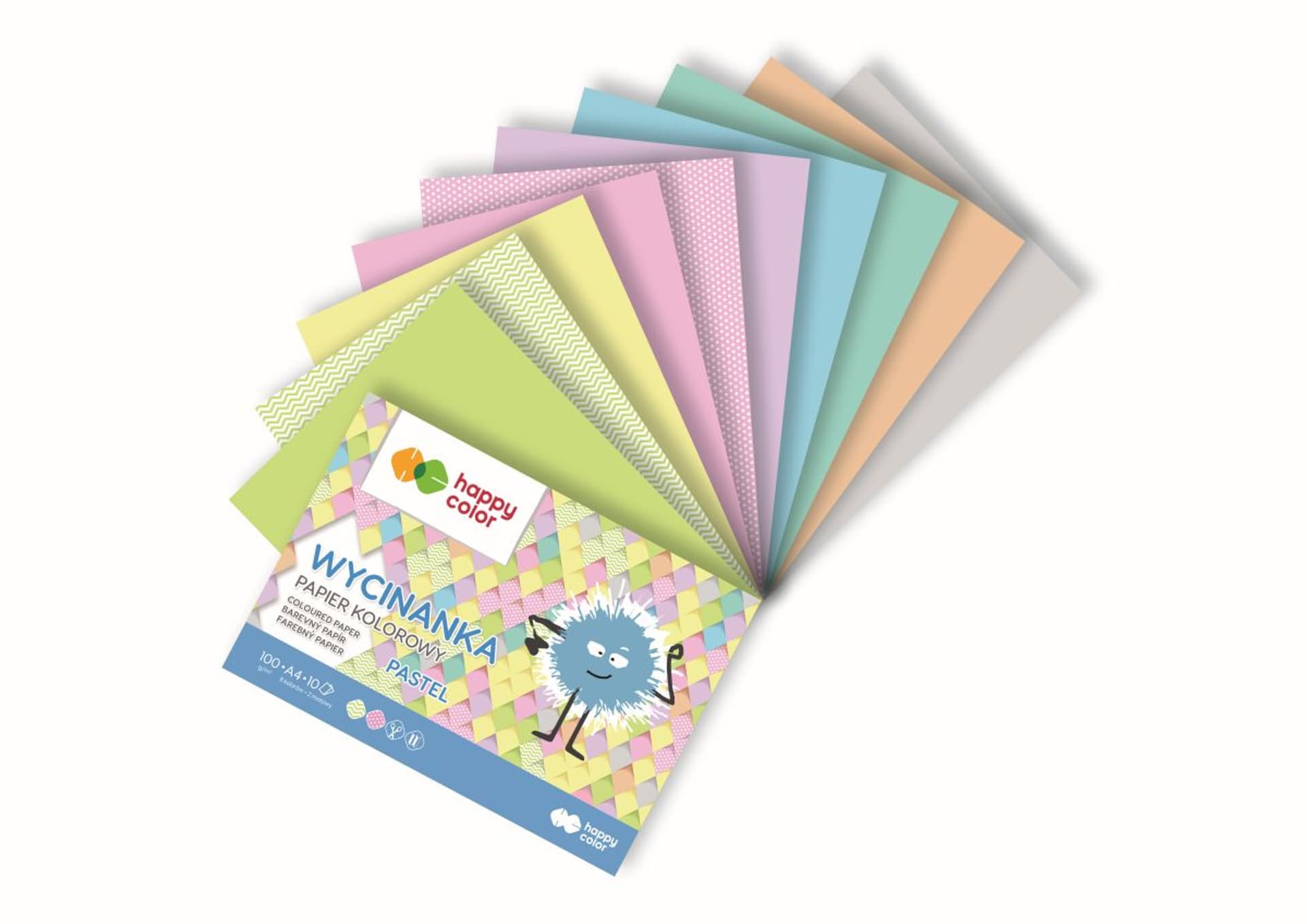 

Blok wycinanka A5 10k 100g PASTEL HA 3710 1520-PA10 HAPPY COLOR