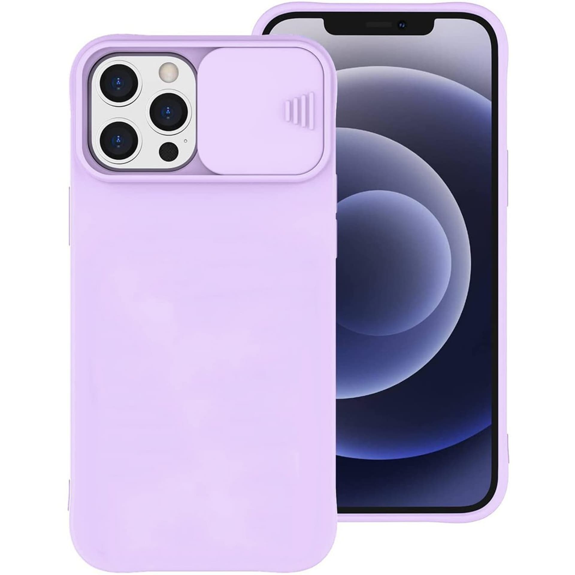 

Etui IPHONE SE 2022 / SE 2020 / 7 / 8 Silikonowe z Osłoną na Aparat Nexeri Silicone Lens fioletowe